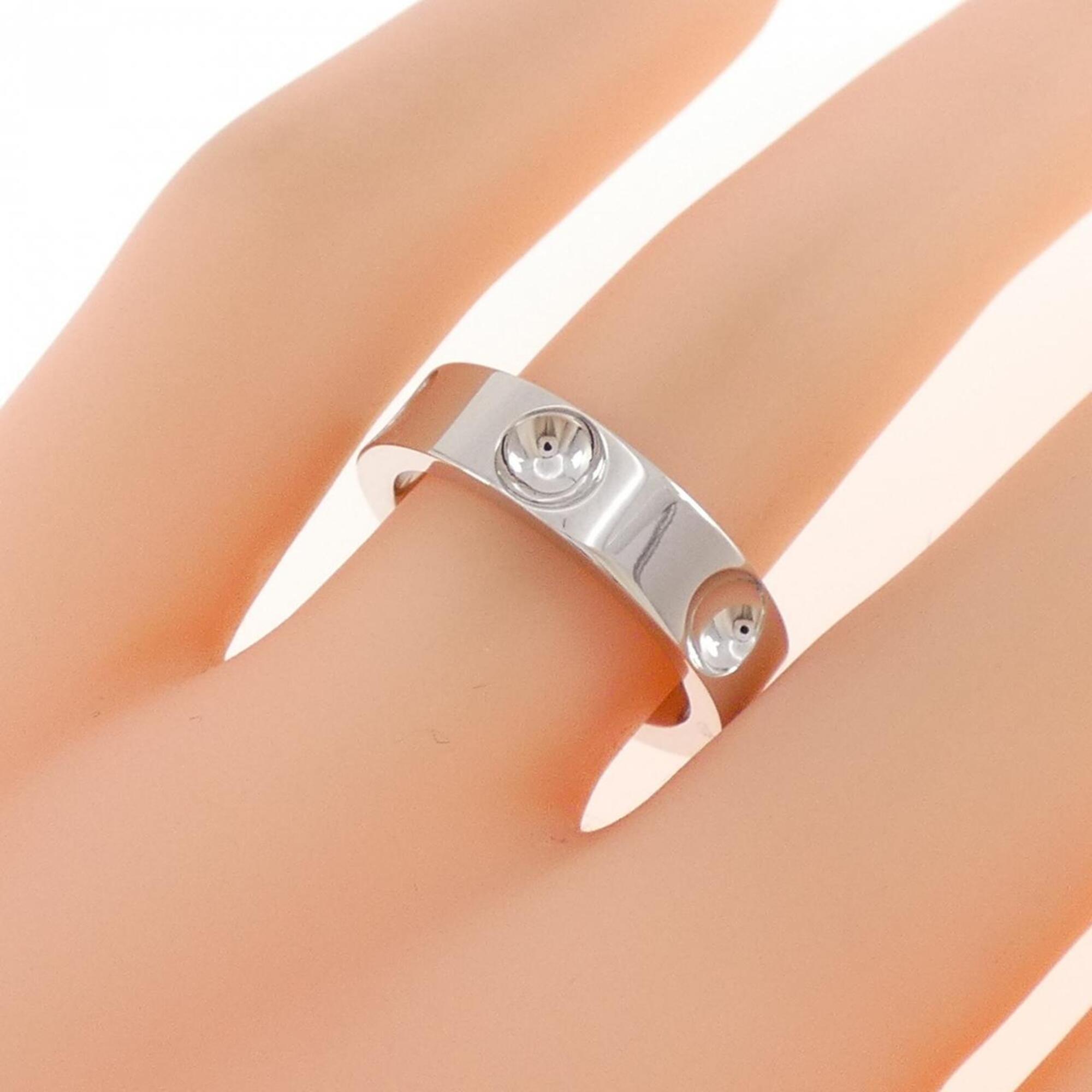 Louis Vuitton White Gold (18K) Band Ring (Pre-Owned)