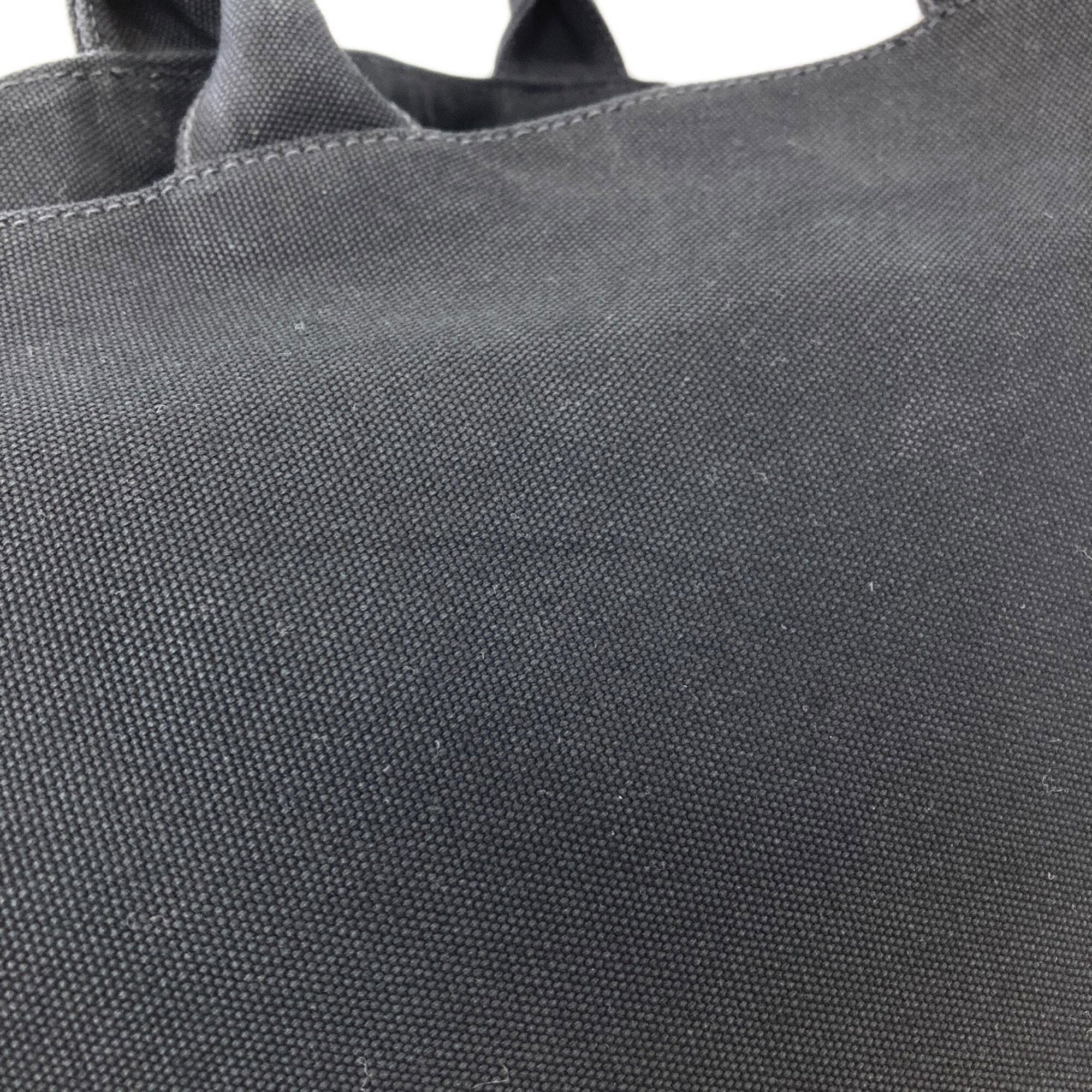 Prada Black Canapa Pouch Tote Bag (Pre-Owned)
