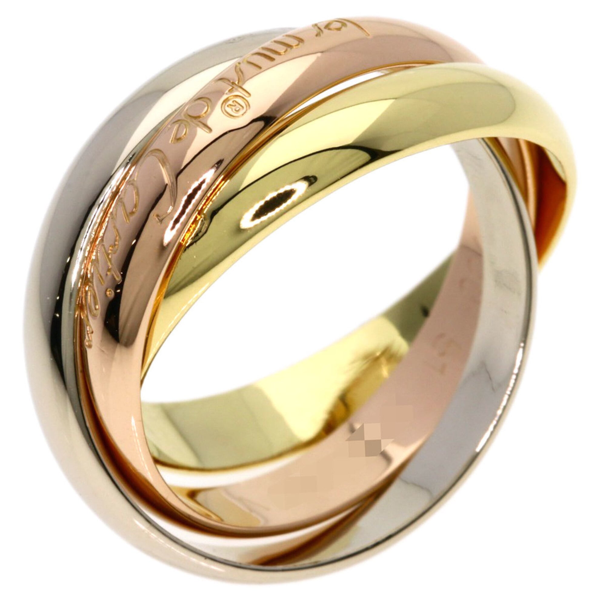 Cartier Yellow Gold (18K) Pink Gold (18K) White Gold (18K) Band Ring (Pre-Owned)