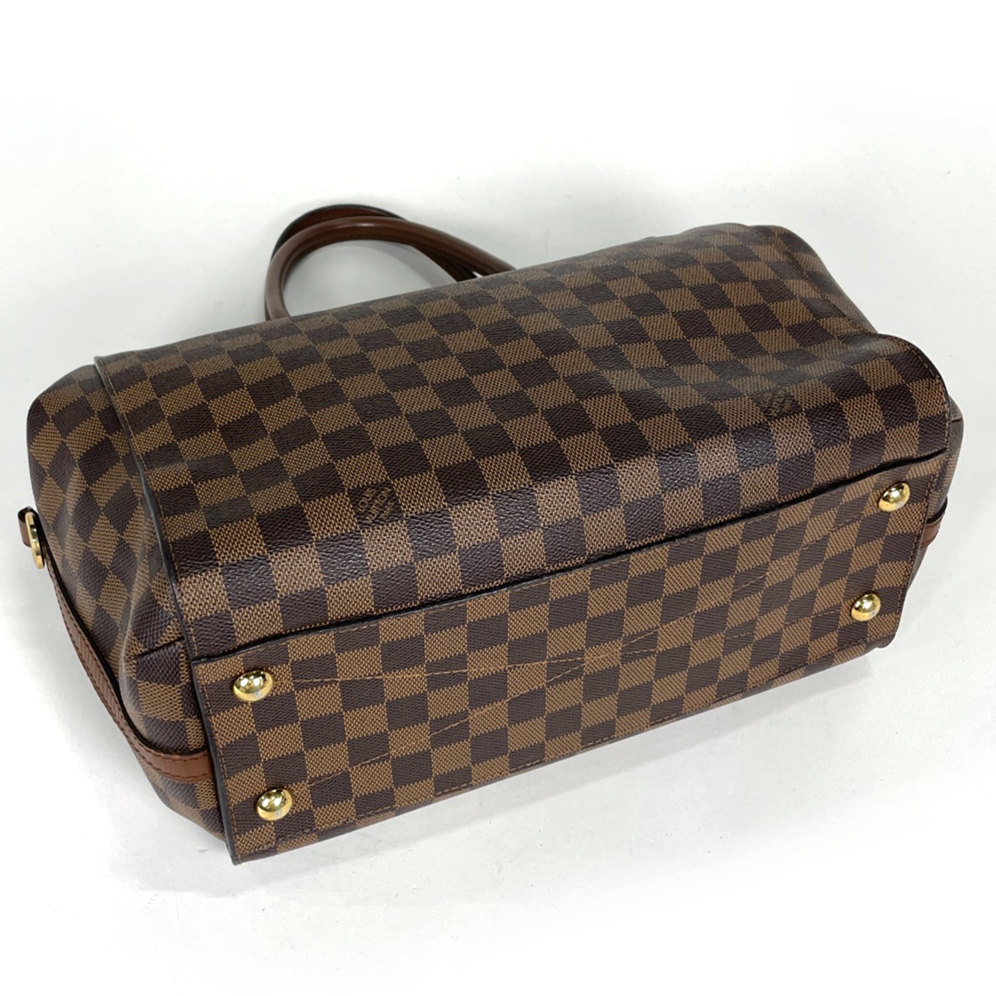 Louis Vuitton Damier Brown Damier Canvas Handbag (Pre-Owned)