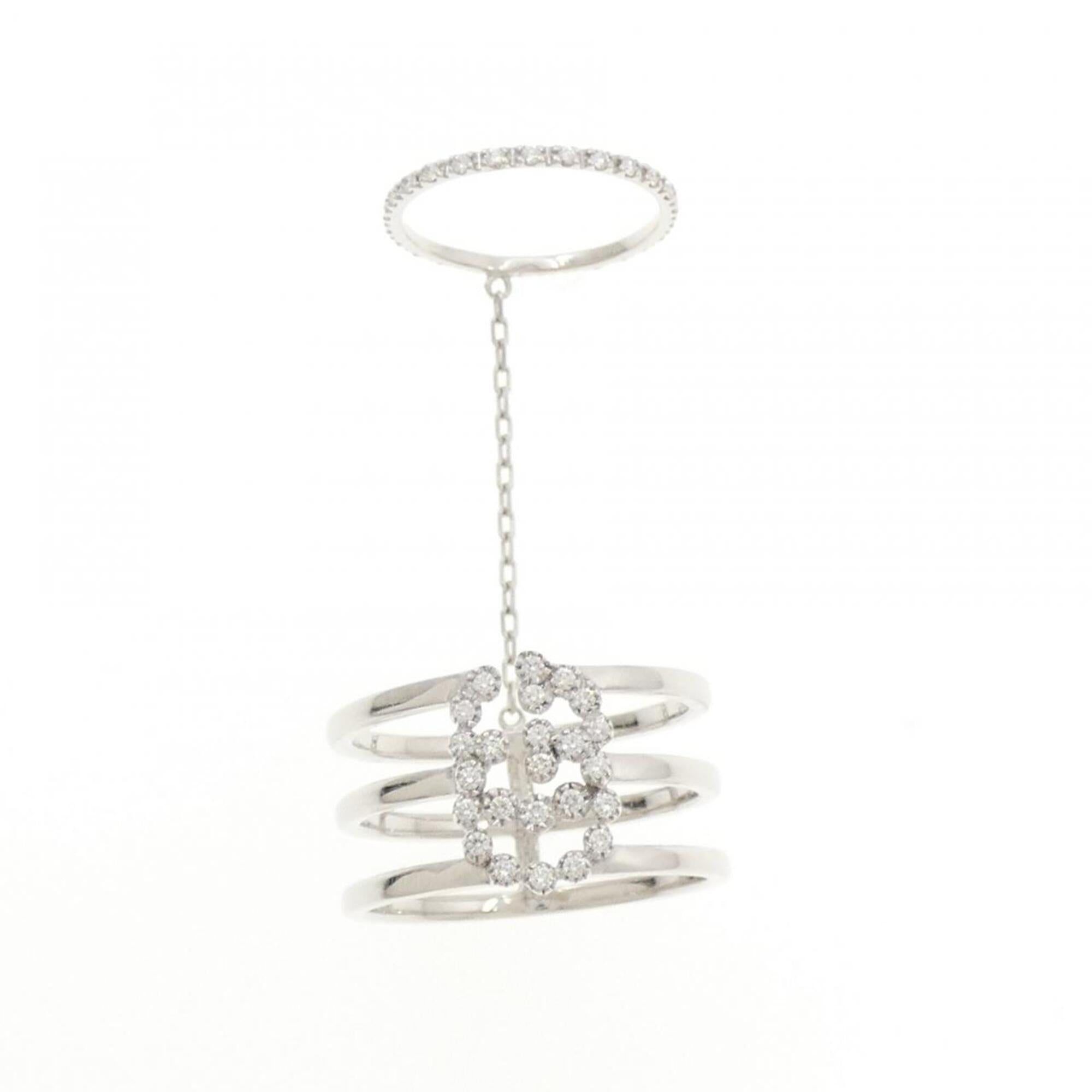 Gucci White Gold White Gold (18K) Band Ring (Pre-Owned)