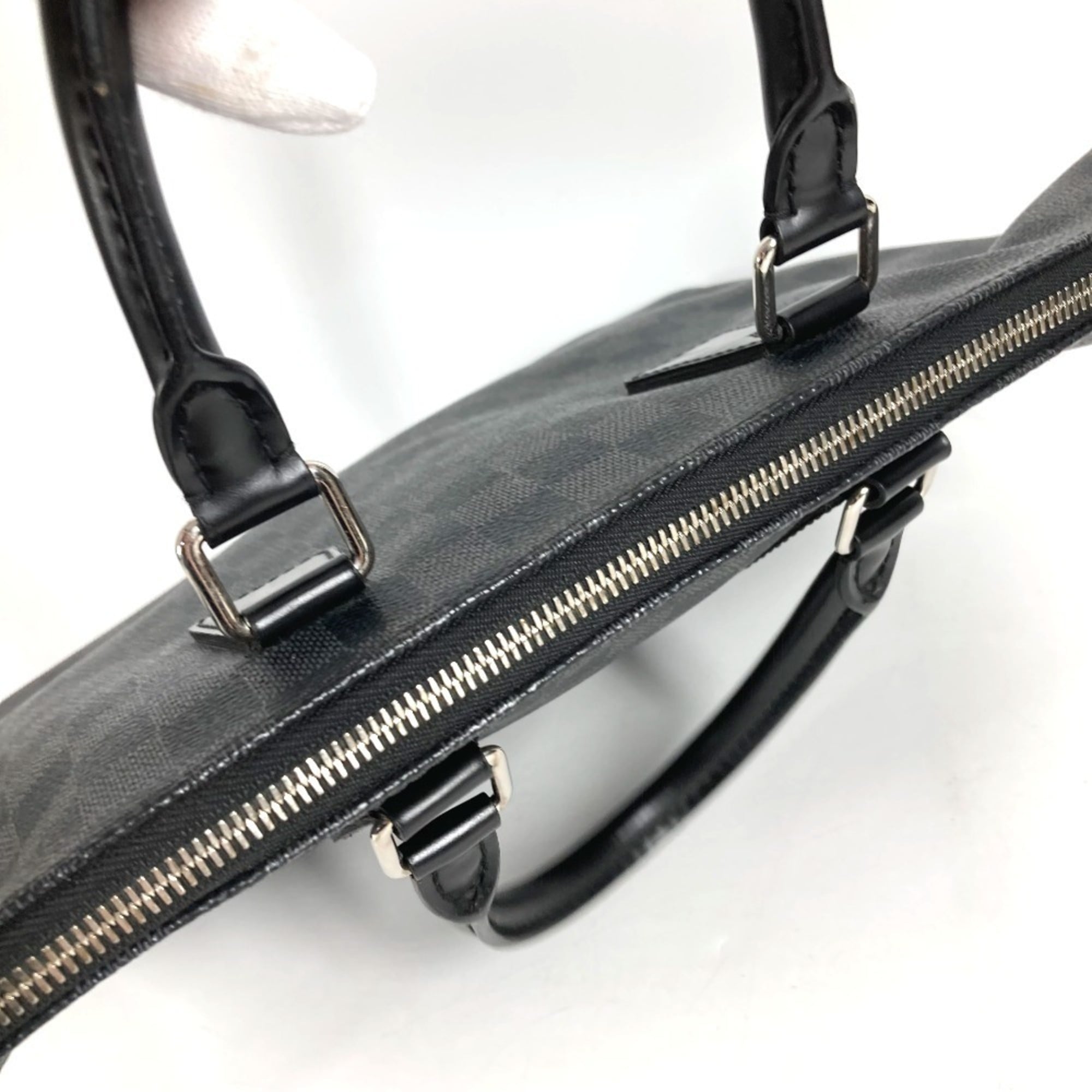 Louis Vuitton Black Damier Graphite Briefcase Handbag (Pre-Owned)