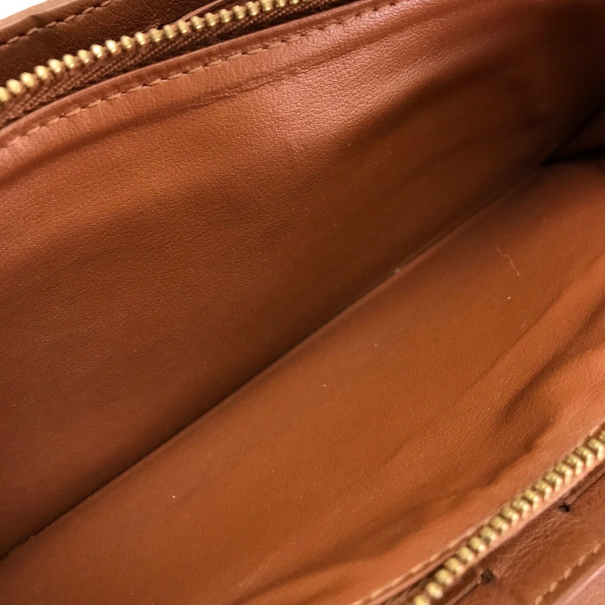 Louis Vuitton Mahina Brown Cognac Mahina Leather Long Wallet (Bi-Fold) (Pre-Owned)