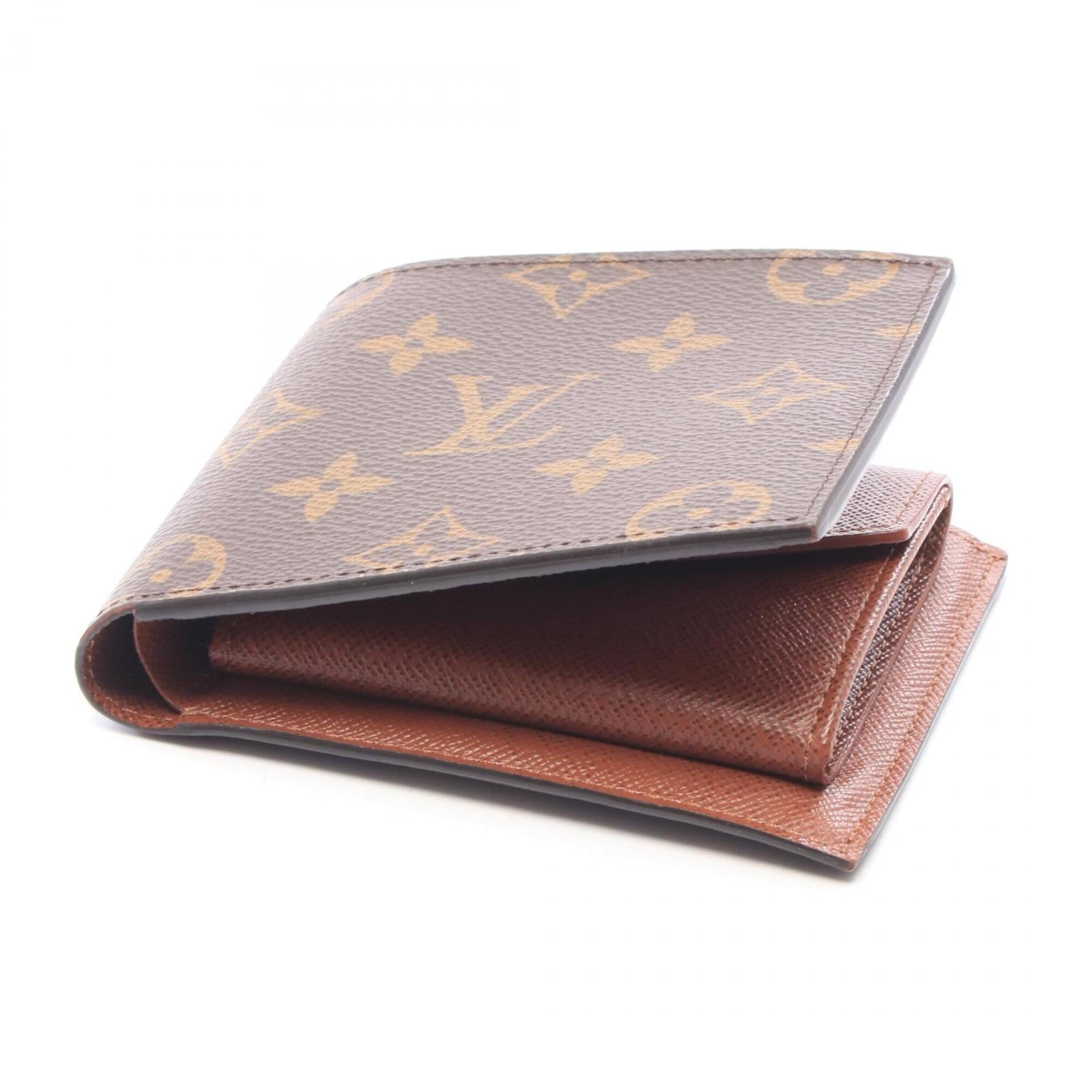 Louis Vuitton Brown Monogram Monogram Wallet (Bi-Fold) (Pre-Owned)