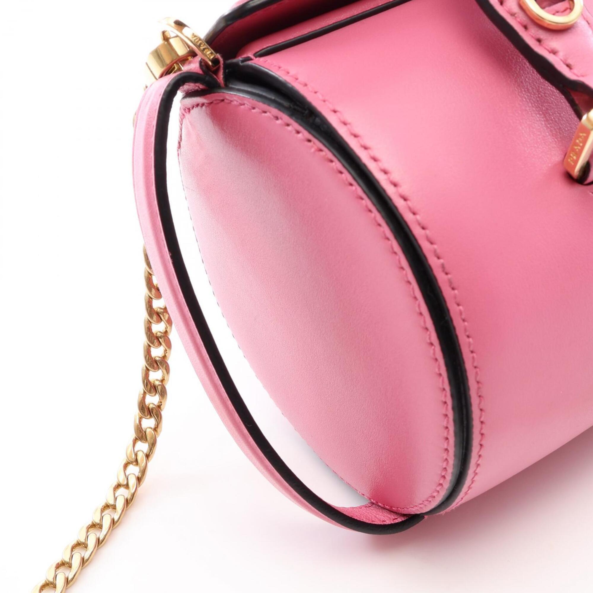 Prada Pink Leather Handbag (Pre-Owned)