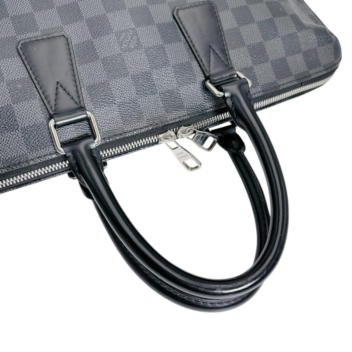 Louis Vuitton Black Damier Graphite Briefcase (Pre-Owned)