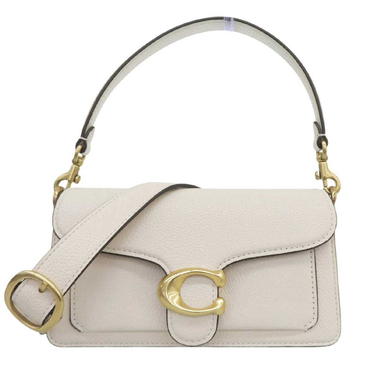 Coach White Leather Shoulder Bag (Pre-Owned)