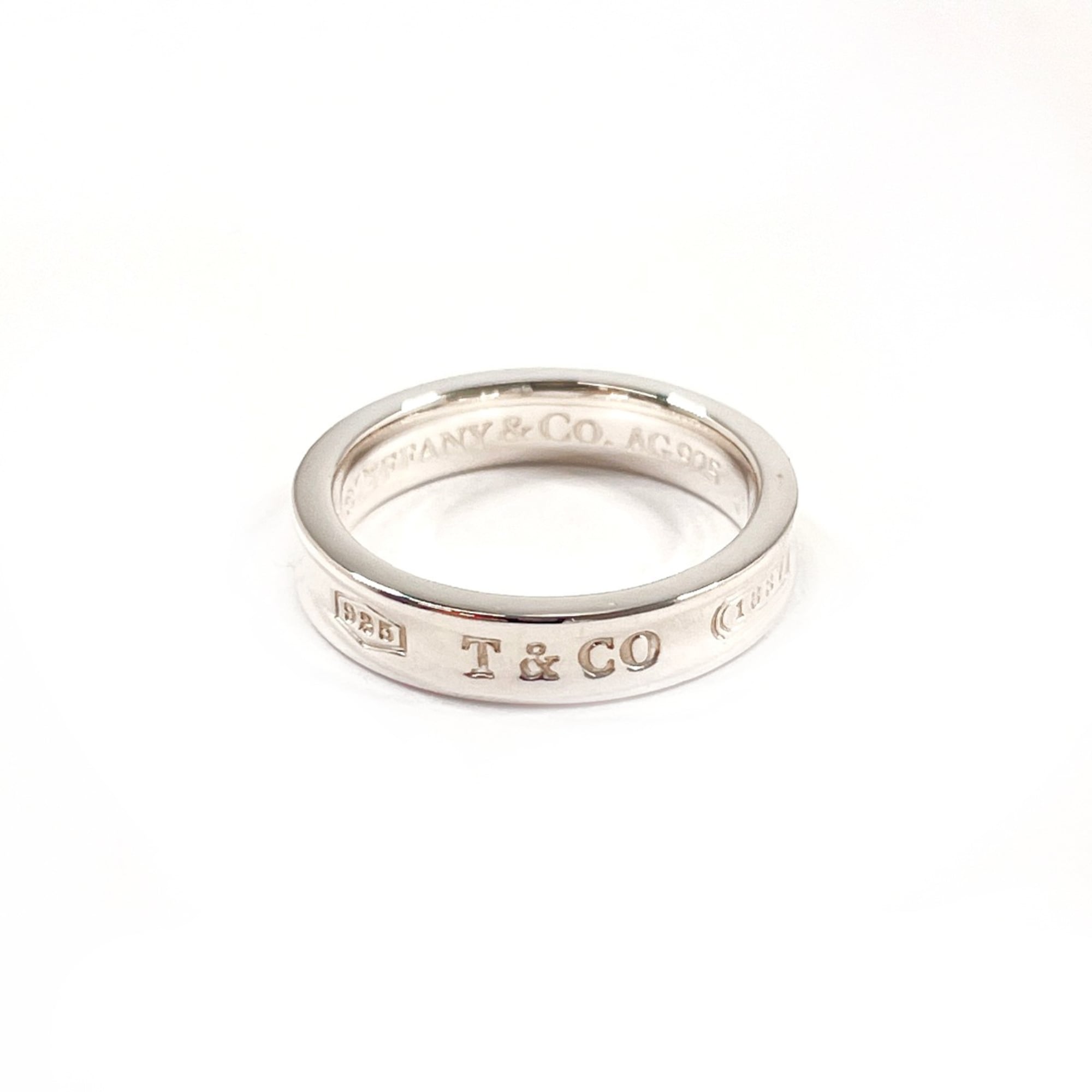 Tiffany Silver Silver 925 Band Ring (Pre-Owned)