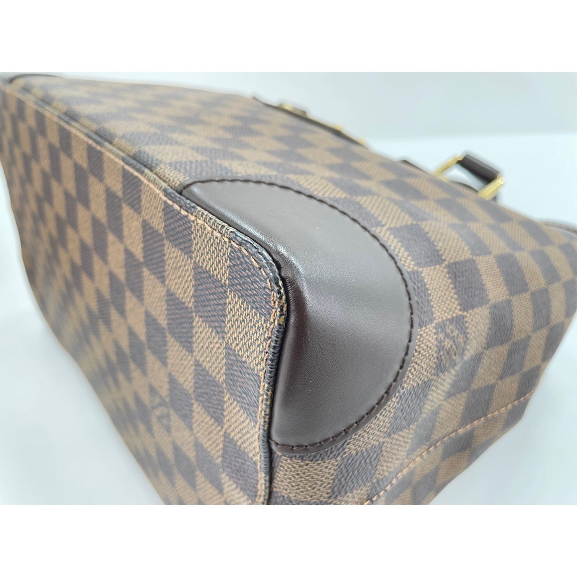 Louis Vuitton Brown Damier Canvas Handbag (Pre-Owned)