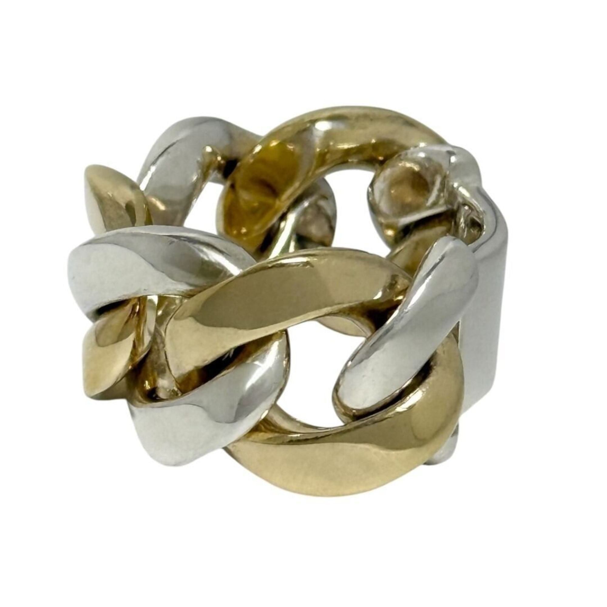 Bottega Veneta Silver 925 Band Ring (Pre-Owned)