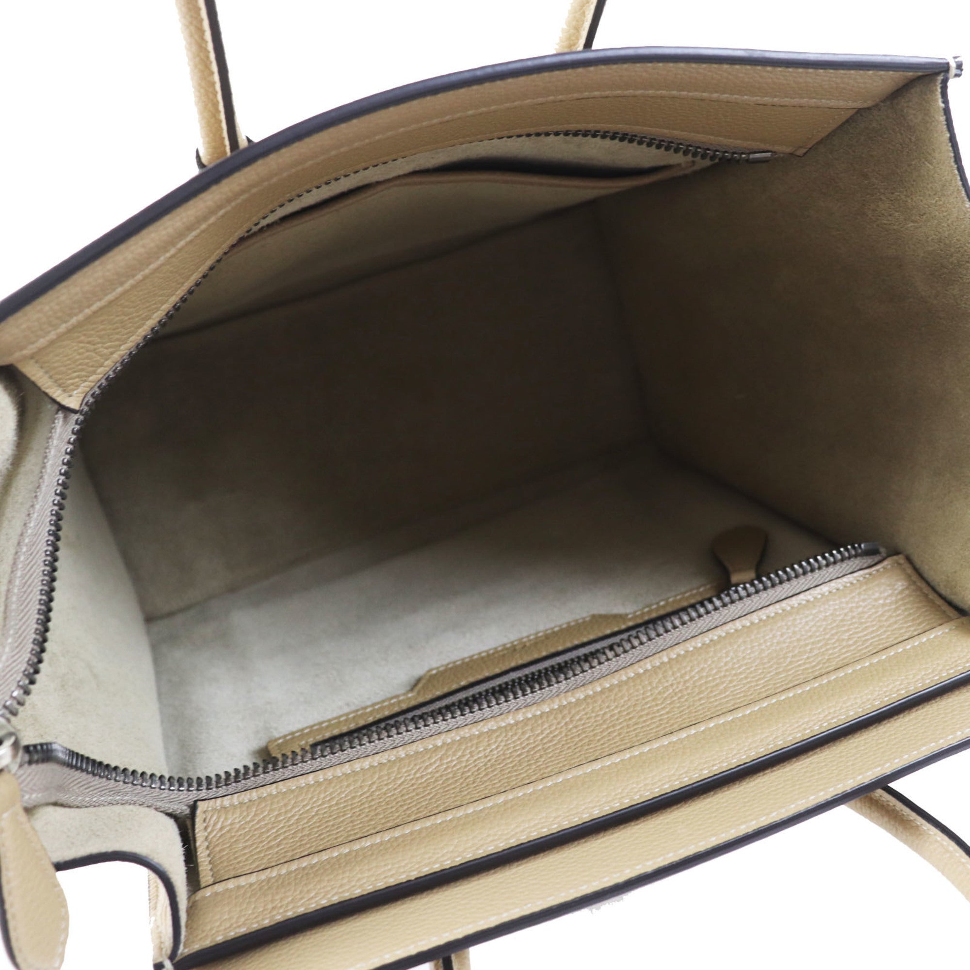 Celine Beige Leather Handbag (Pre-Owned)