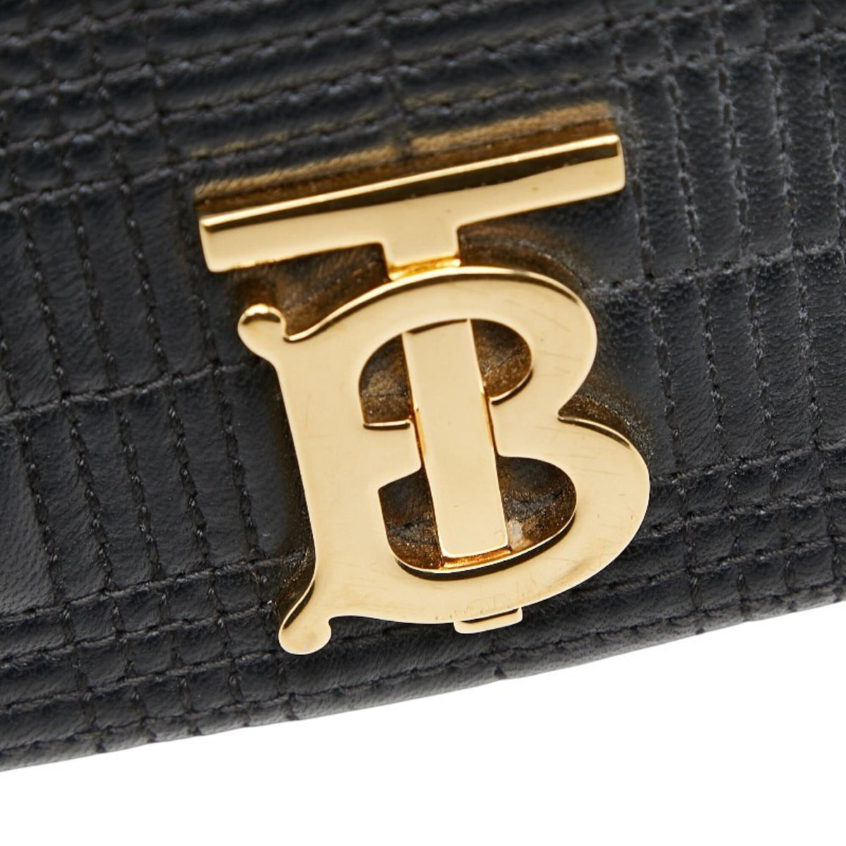 Burberry Black Leather Shoulder Bag (Pre-Owned)