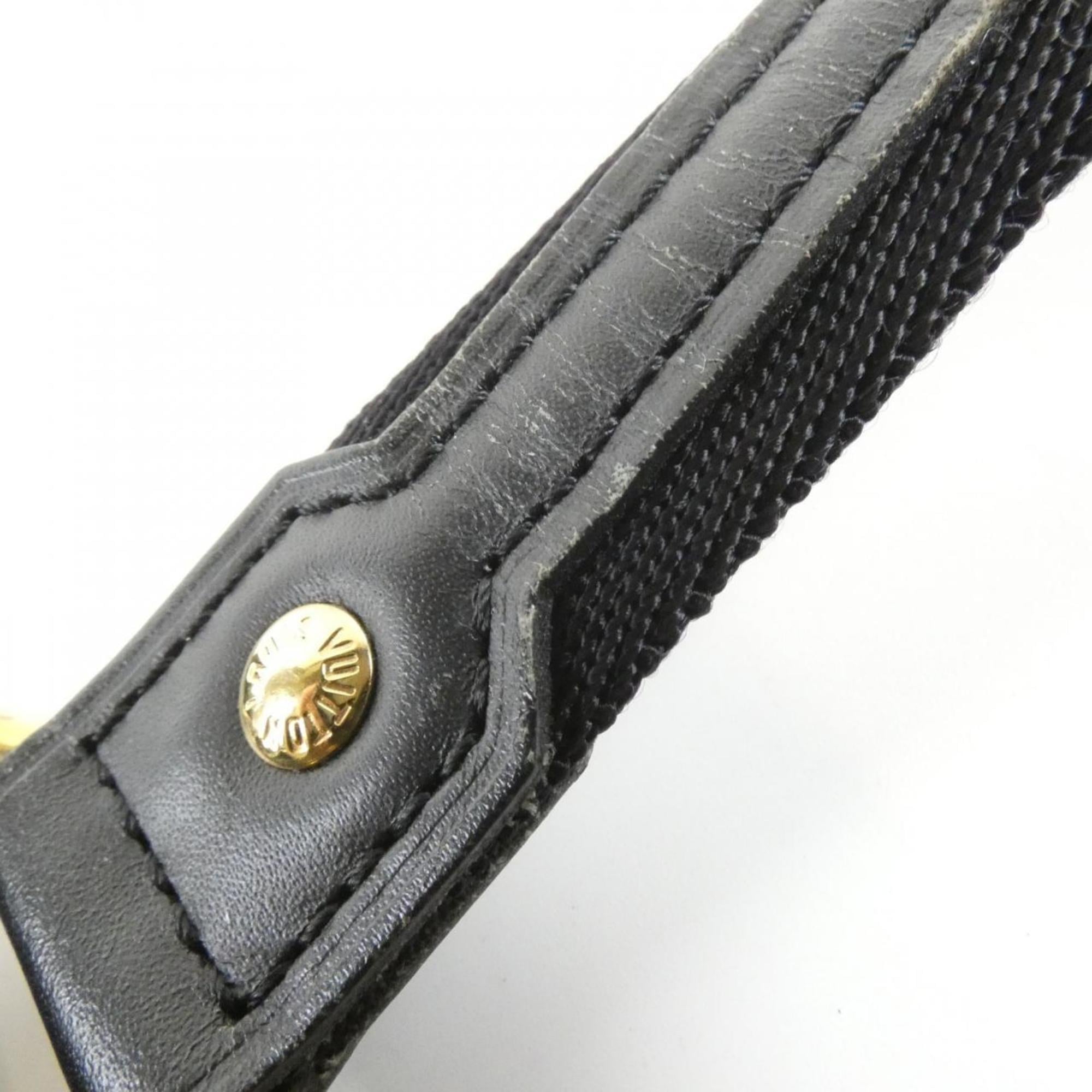 Louis Vuitton Black Canvas Handbag (Pre-Owned)