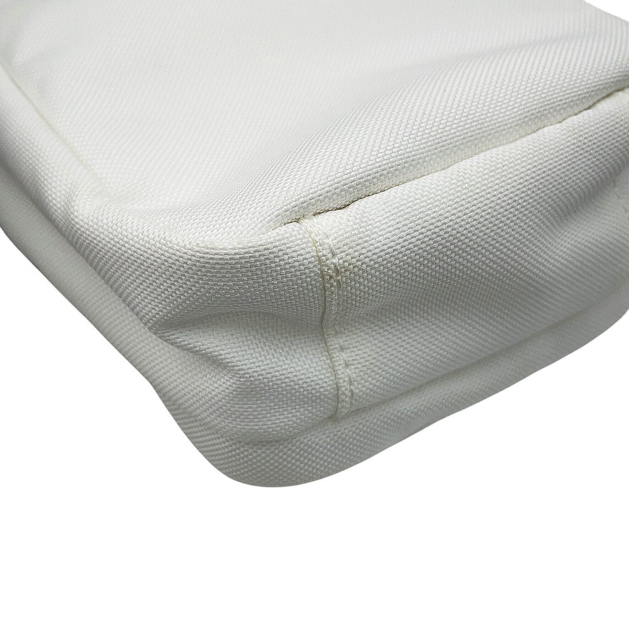 Balenciaga White Canvas Handbag Shoulder Bag (Pre-Owned)