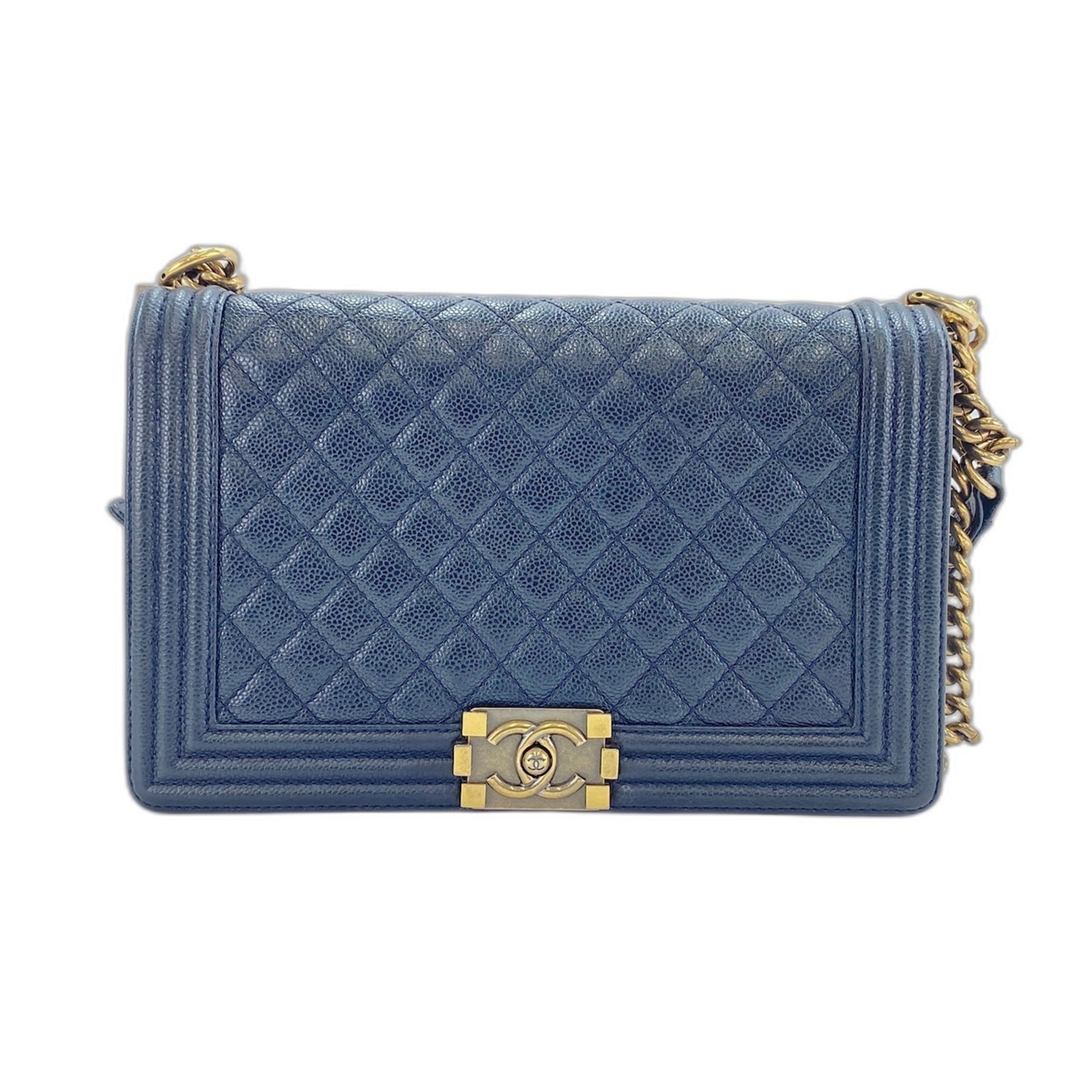 Chanel Navy Shoulder Bag (Pre-Owned)