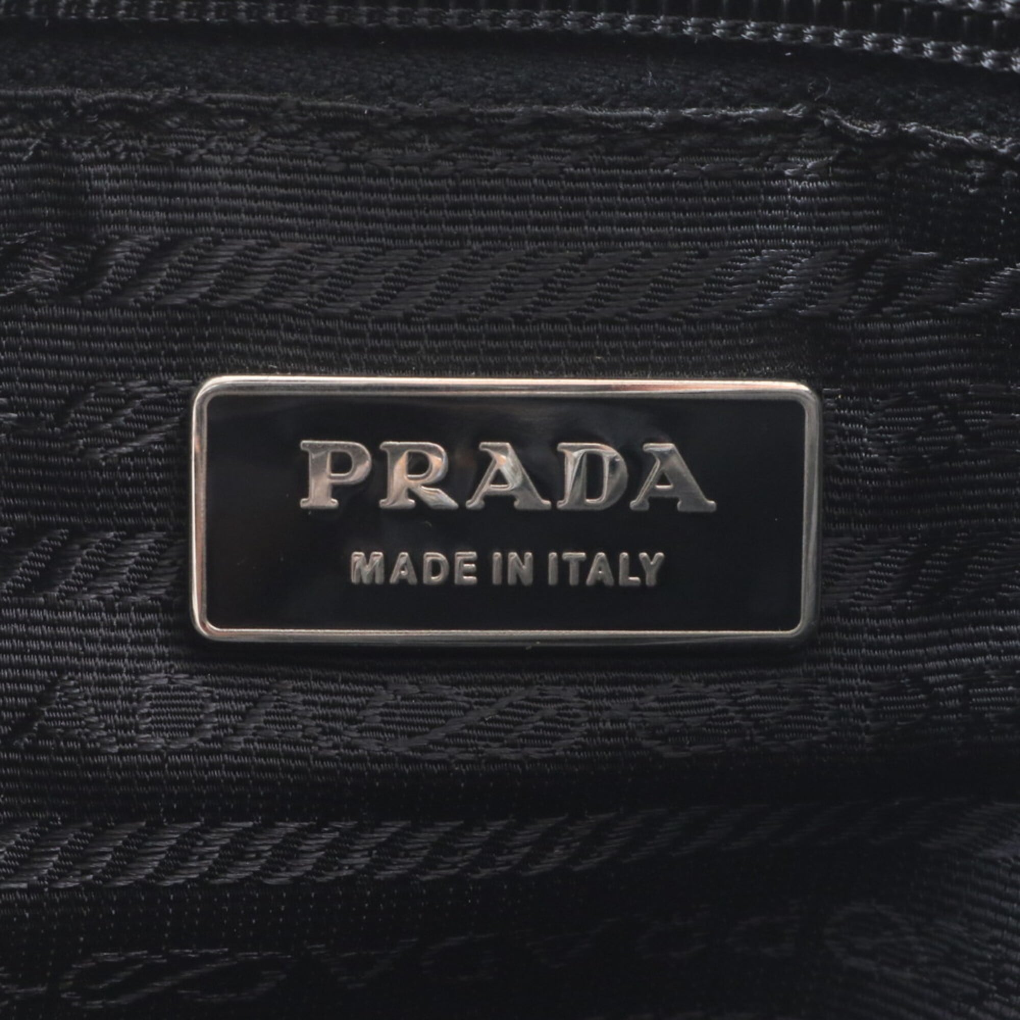 Prada Black Nylon Leather Shoulder Bag (Pre-Owned)