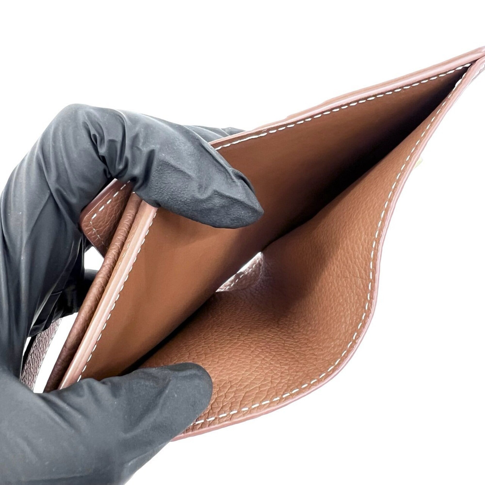 Louis Vuitton Brown Leather Wallet (Bi-Fold) (Pre-Owned)