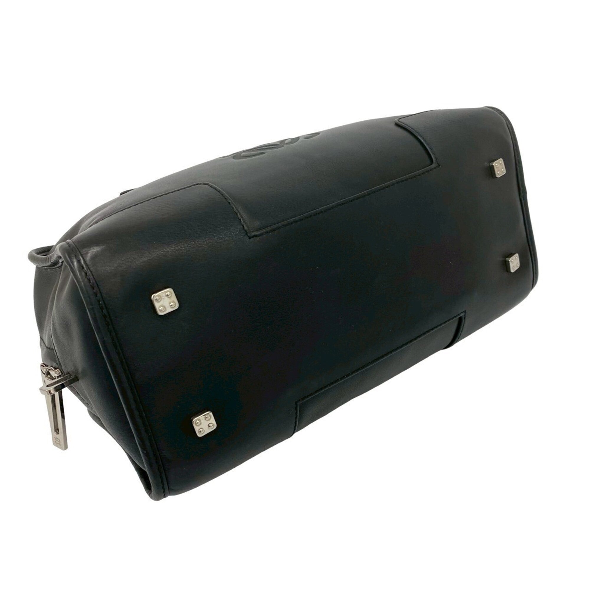 Loewe Black Leather Handbag (Pre-Owned)