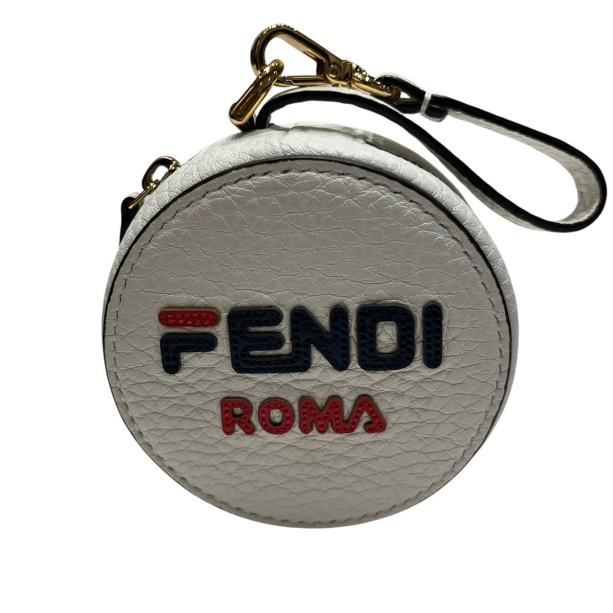 Fendi White Leather Pochette (Pre-Owned)