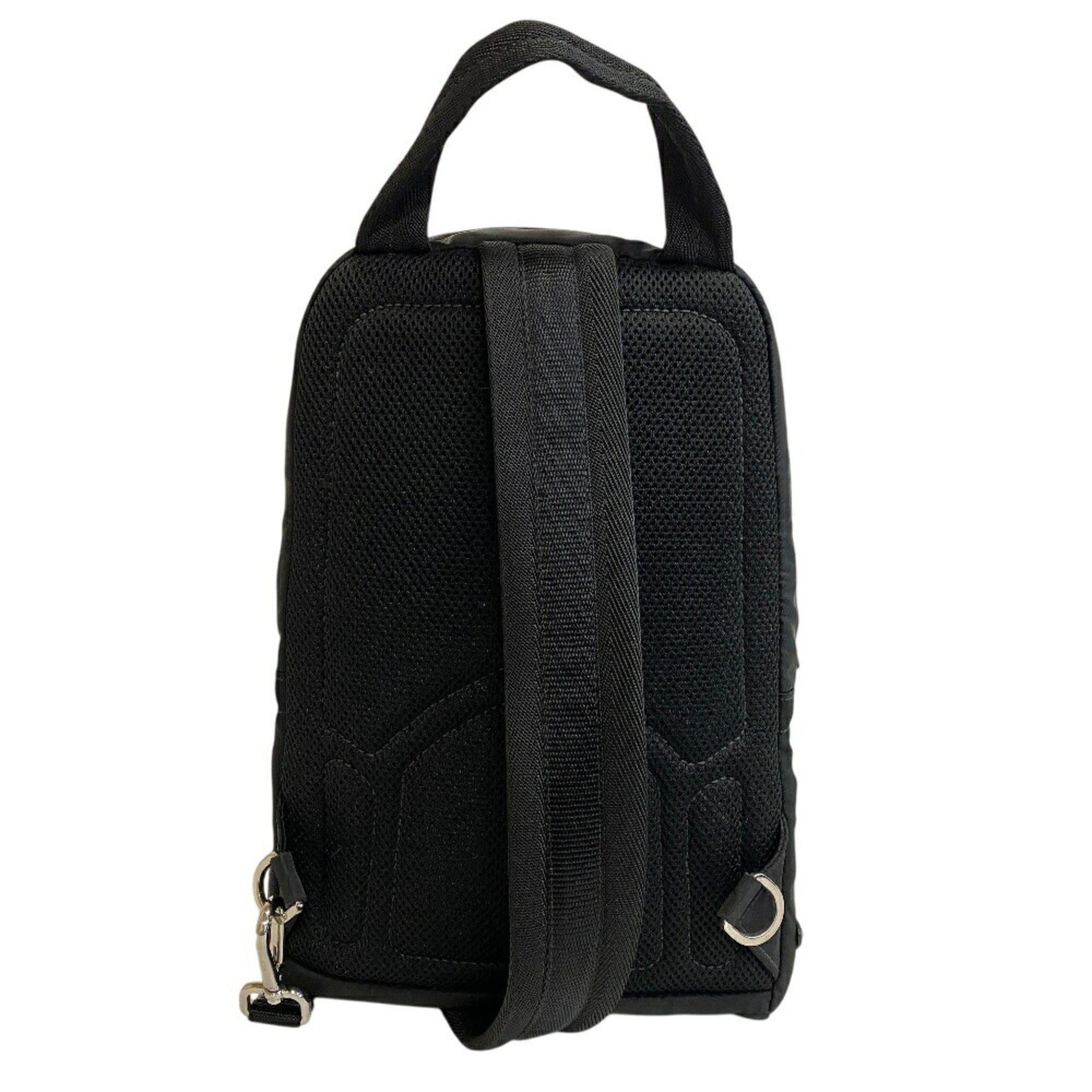 Prada Black Nylon Shoulder Bag Sling Bag (Pre-Owned)