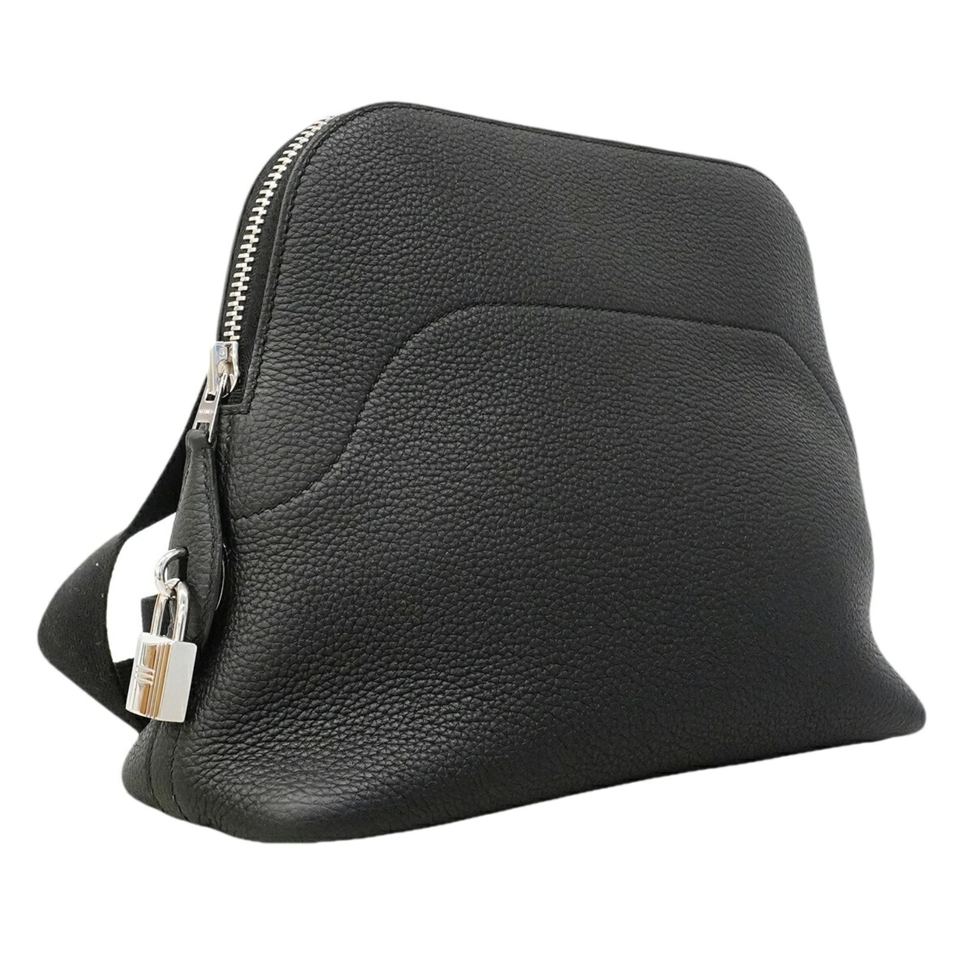 Hermes Black Togo Leather Shoulder Bag (Pre-Owned)