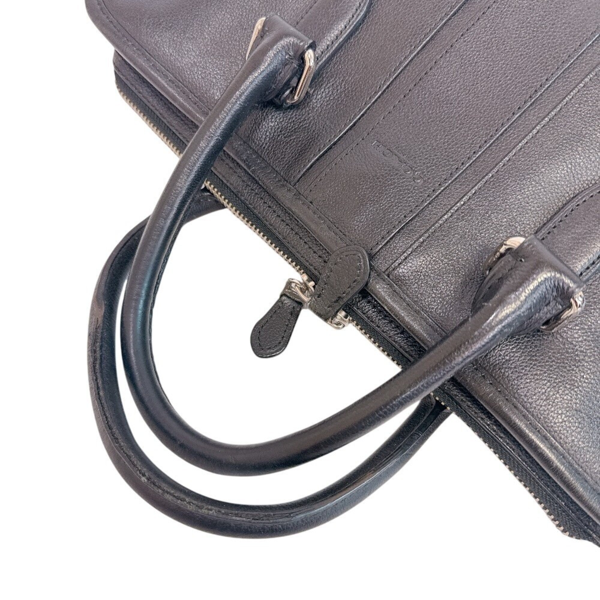 Coach Black Leather Briefcase (Pre-Owned)