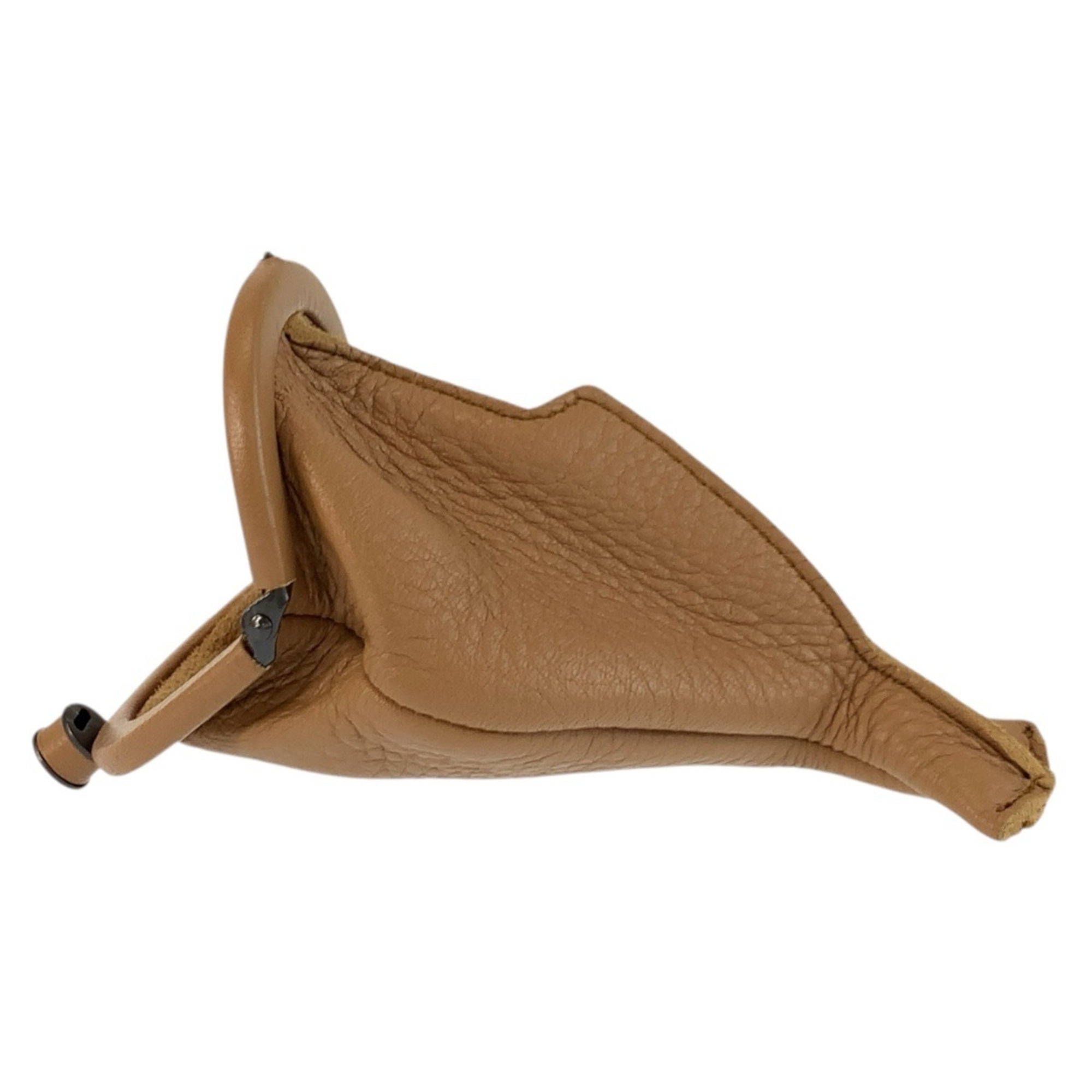 Bottega Veneta Brown Leather Coin Purse/Coin Case (Pre-Owned)