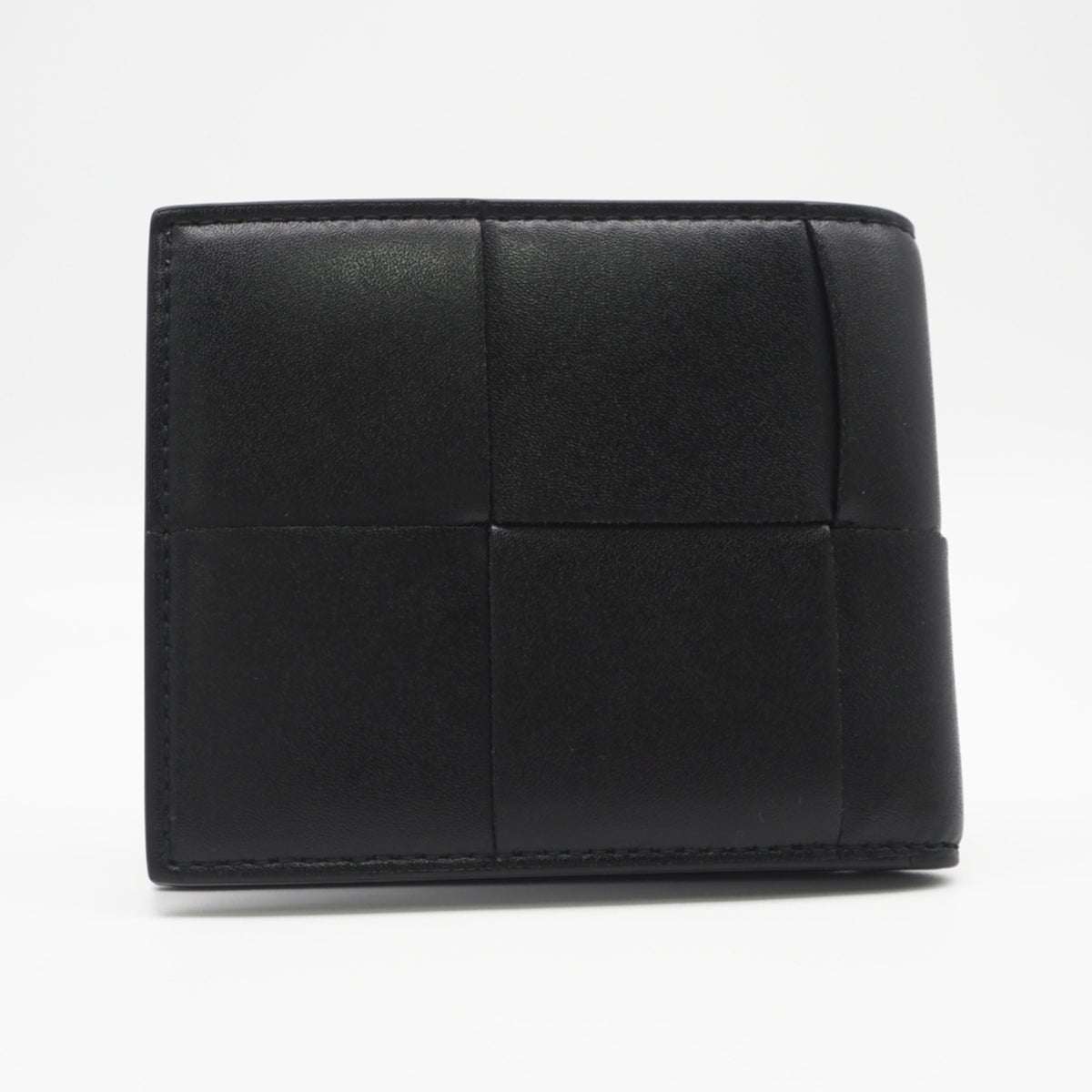 Bottega Veneta Black Leather Wallet (Bi-Fold) (Pre-Owned)
