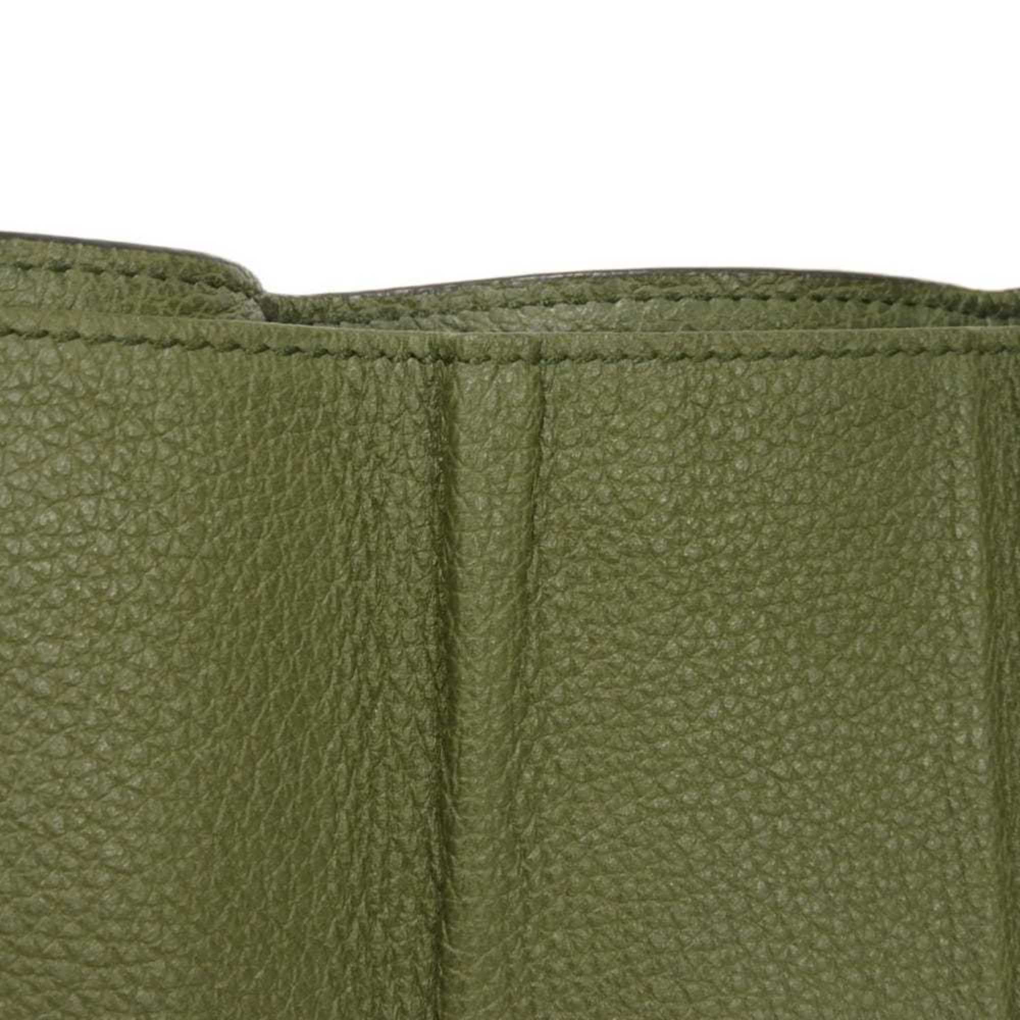 Gucci Khaki Leather Wallet (Tri-Fold) (Pre-Owned)