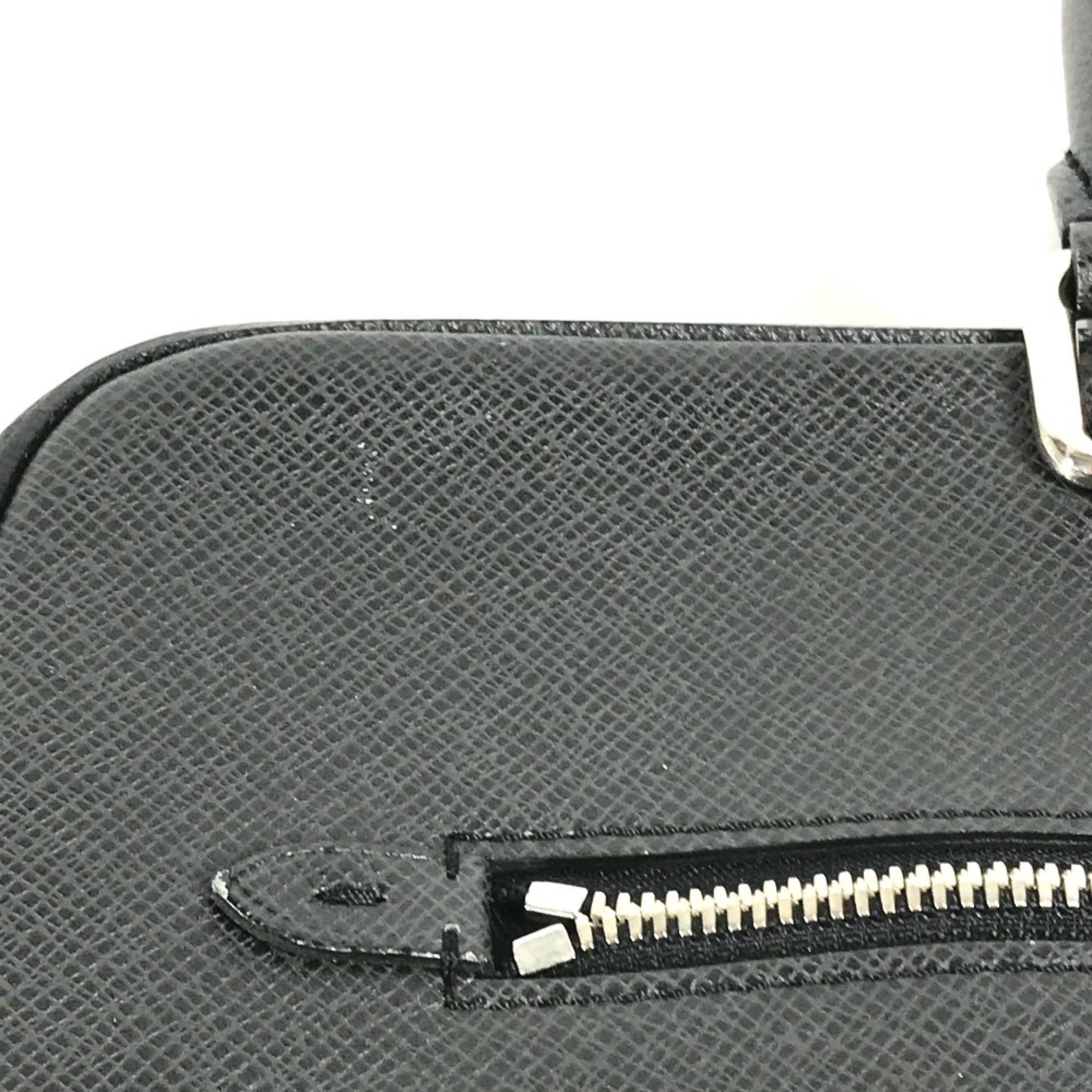Louis Vuitton Black Taiga Leather Handbag Tote Bag (Pre-Owned)