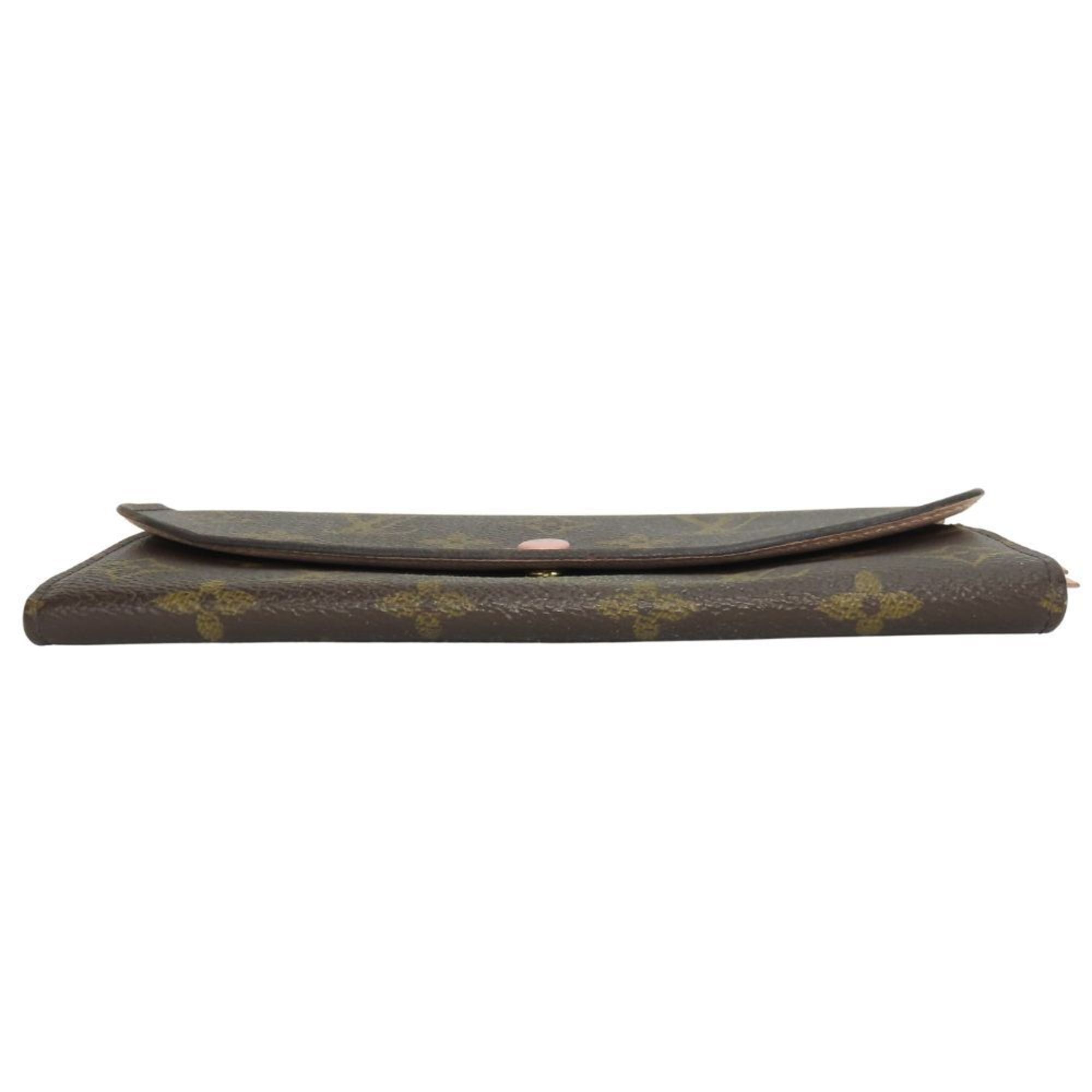 Louis Vuitton Brown Rose Ballerine Monogram Long Wallet (Bi-Fold) (Pre-Owned)
