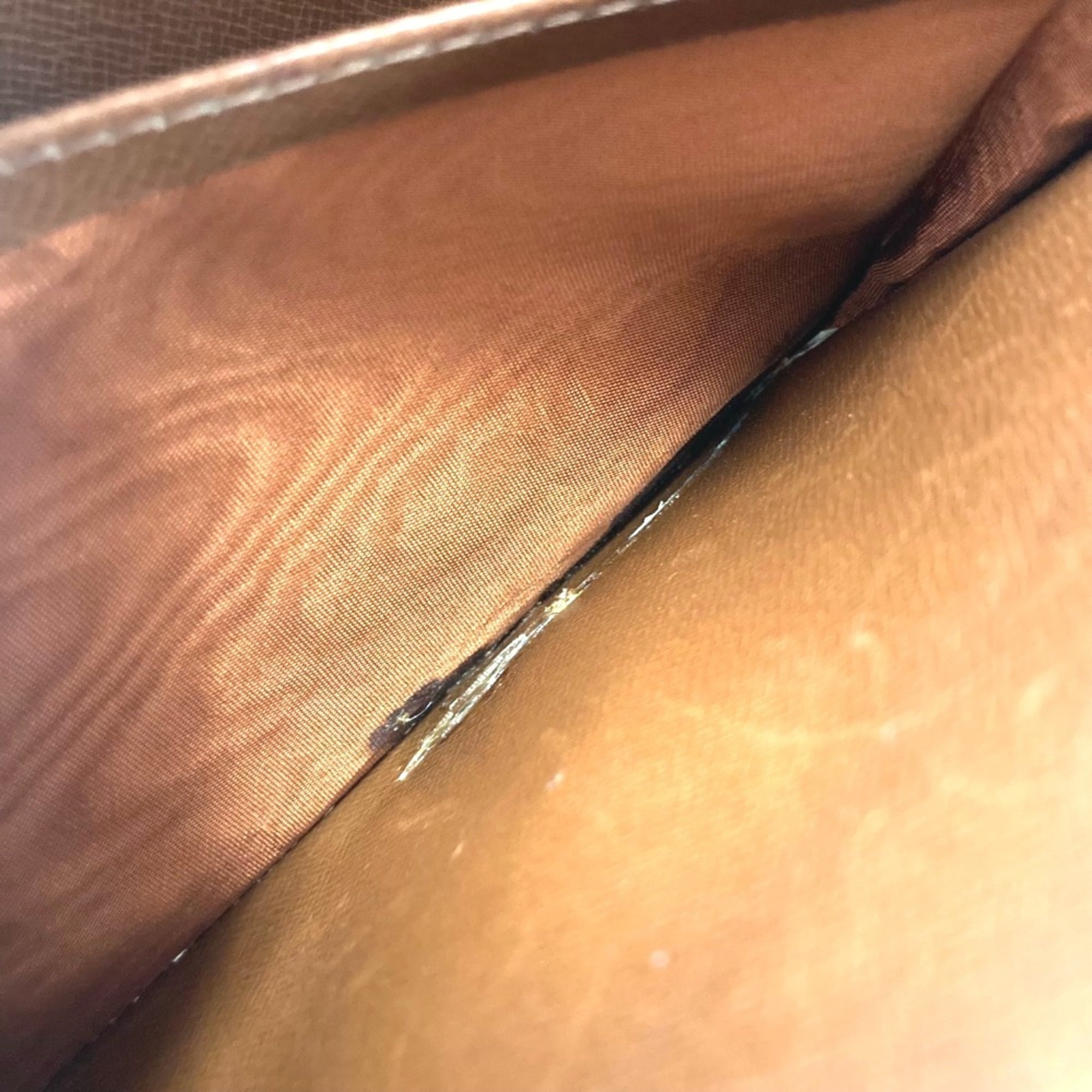 Louis Vuitton Brown Monogram Monogram Clutch Bag Pochette Pouch (Pre-Owned)