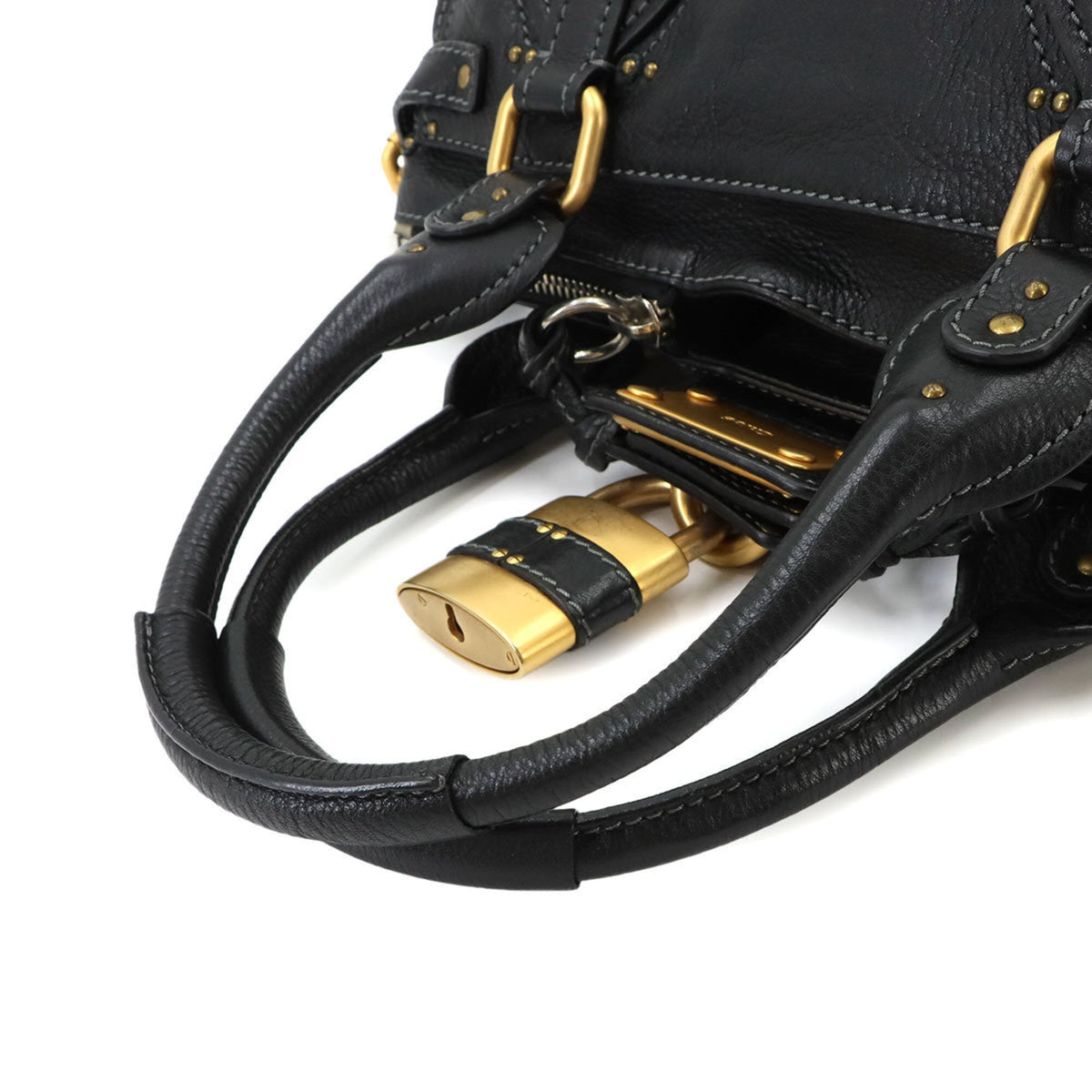 Chloé Black Leather Handbag (Pre-Owned)