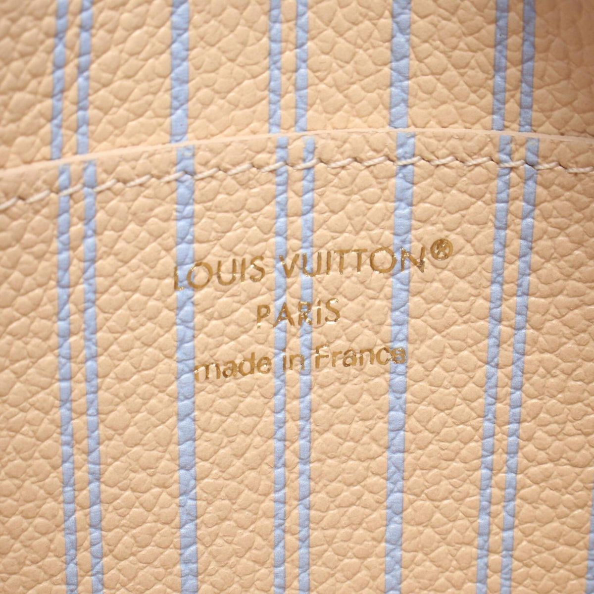 Louis Vuitton Blue Monogram Empreinte Pouch (Pre-Owned)