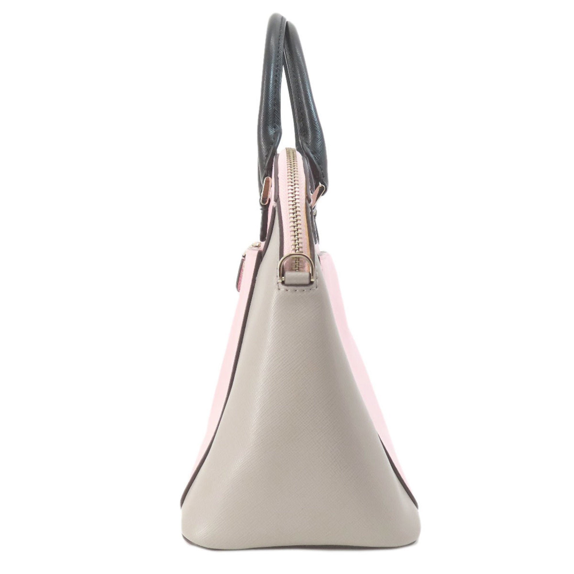 Kate Spade Gray Pink Pvc Tote Bag (Pre-Owned)