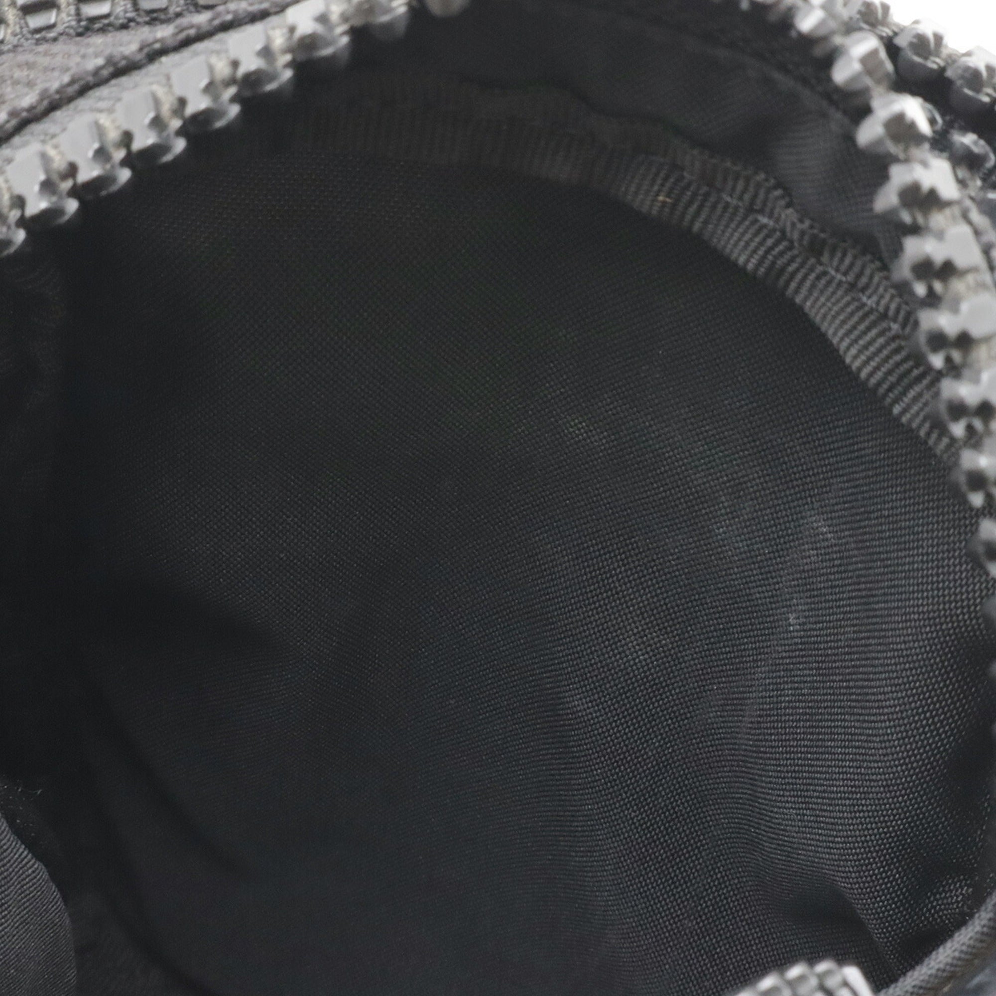 Chanel Black Ivory Nylon Jacquard Shoulder Bag (Pre-Owned)