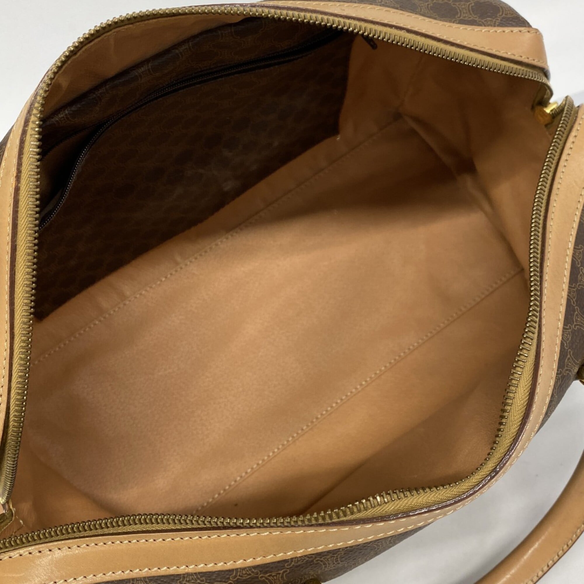 Celine Brown Pvc Handbag (Pre-Owned)