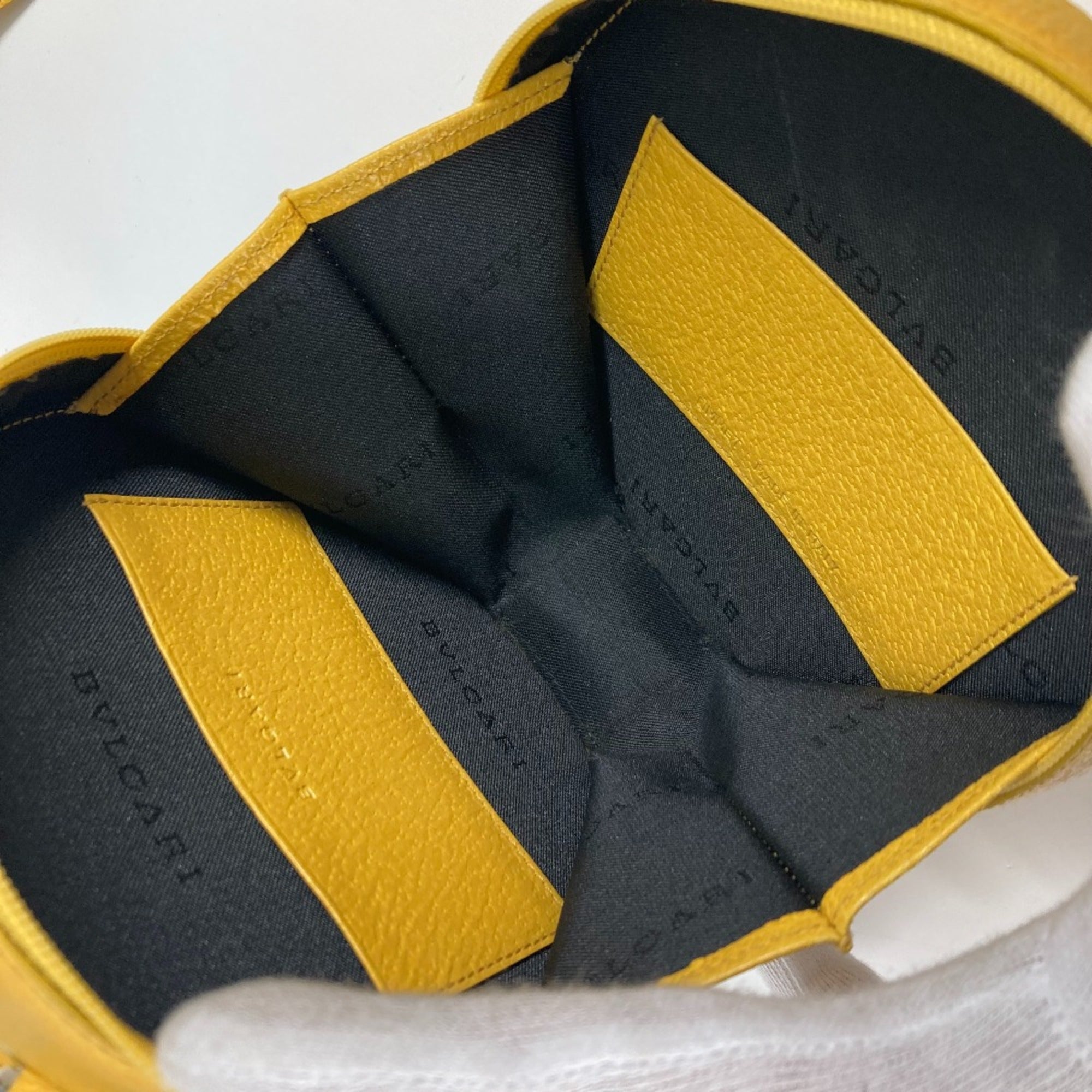 Bvlgari Yellow Leather Shoulder Bag (Pre-Owned)