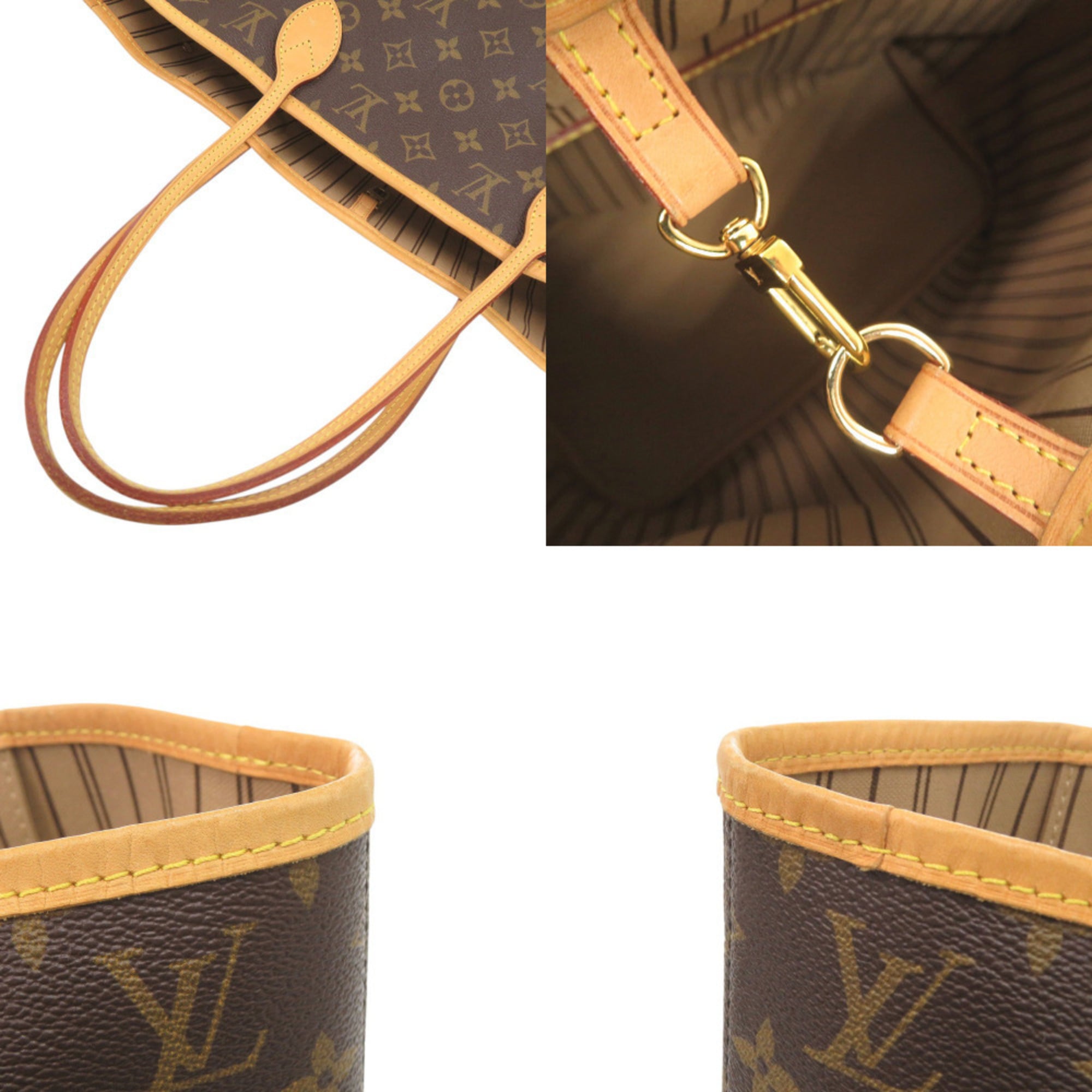 Louis Vuitton Brown Monogram Monogram Handbag Tote Bag (Pre-Owned)