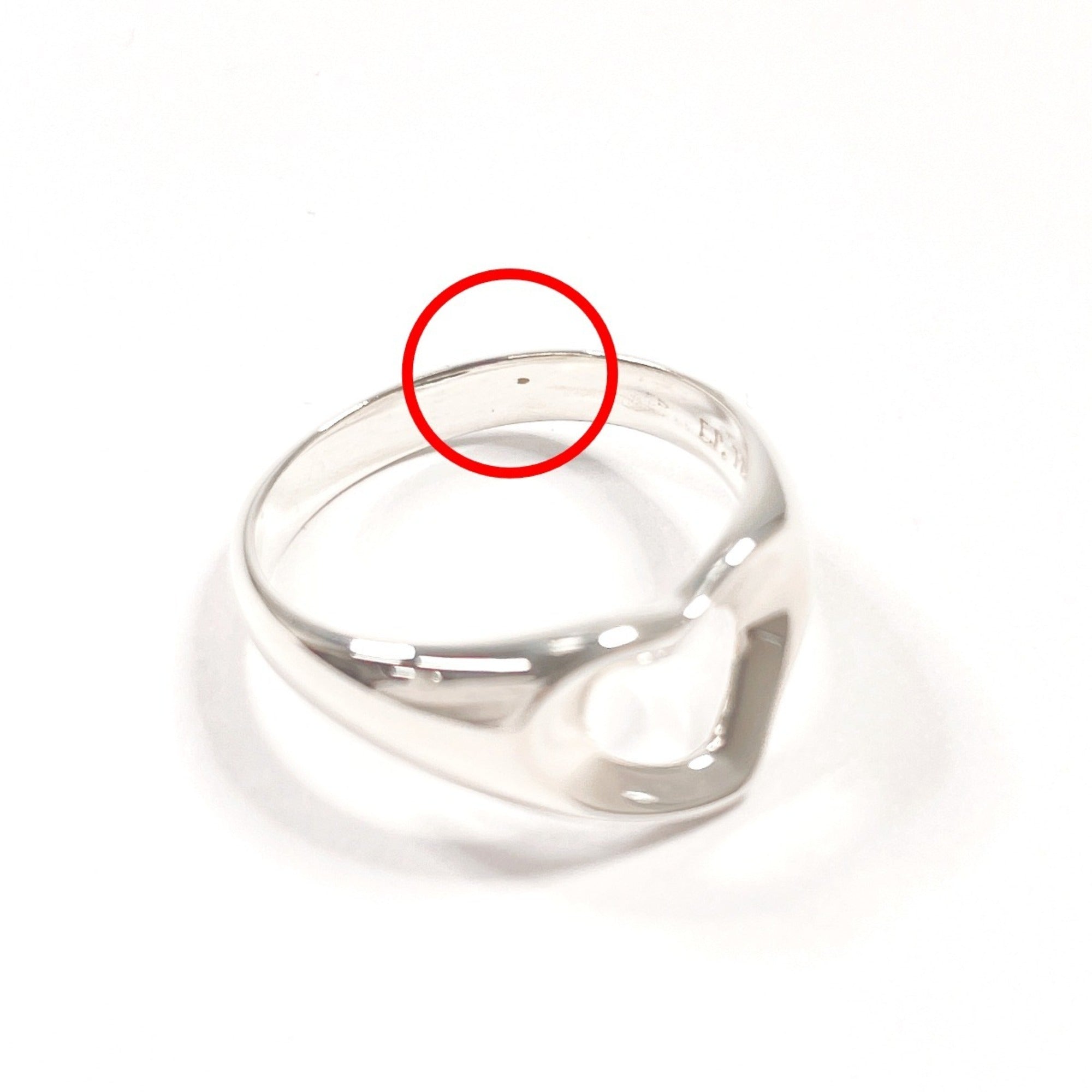 Tiffany Silver Sterling Silver Band Ring (Pre-Owned)