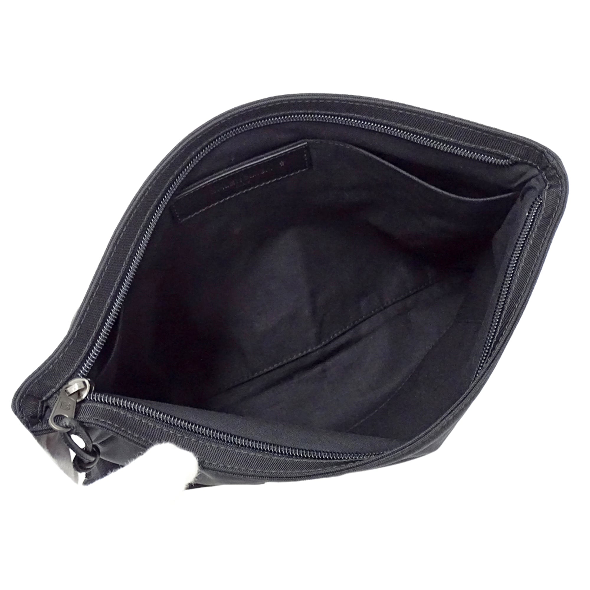 Balenciaga Black Nylon Clutch Bag Handbag Pouch (Pre-Owned)