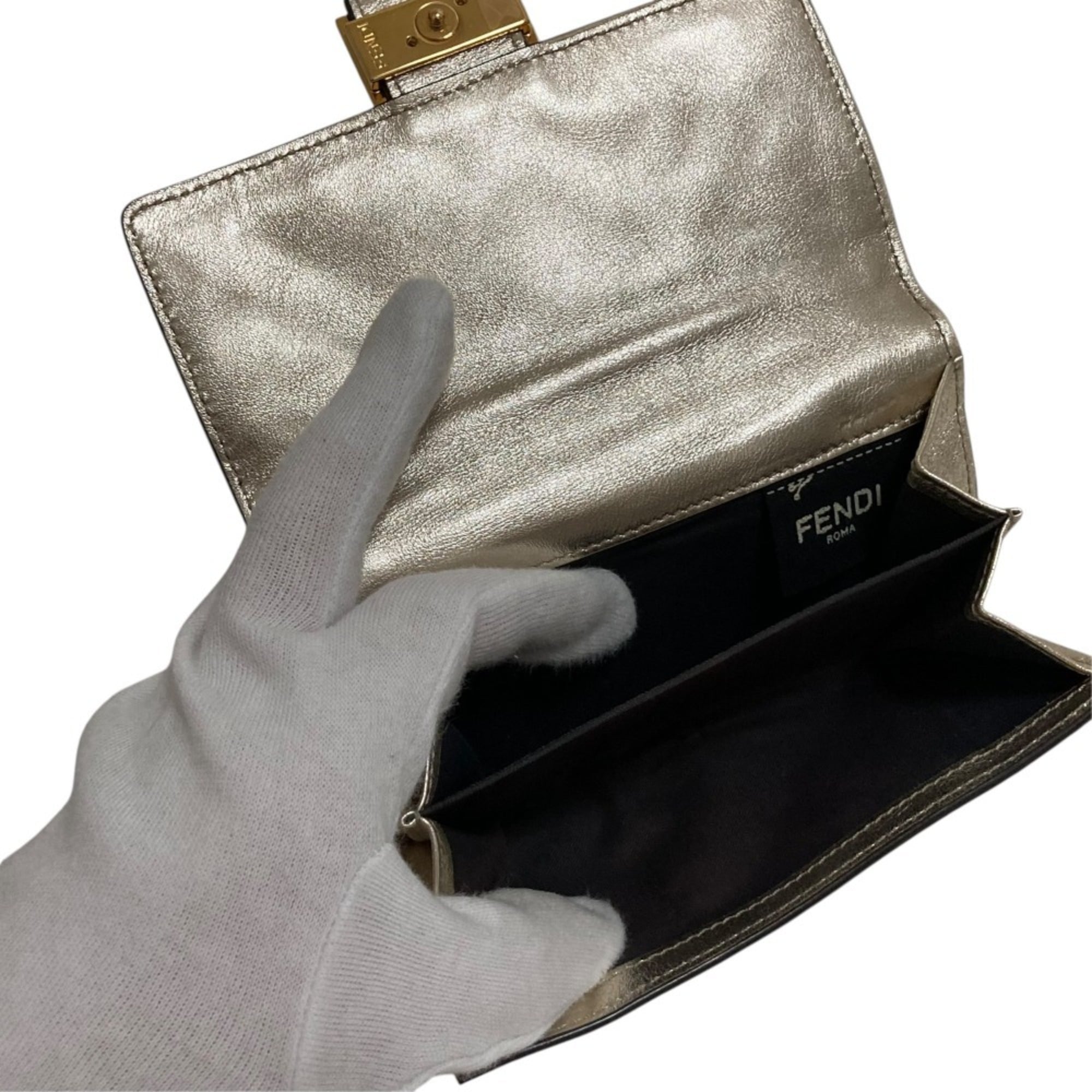 Fendi Gold Wallet (Bi-Fold) (Pre-Owned)