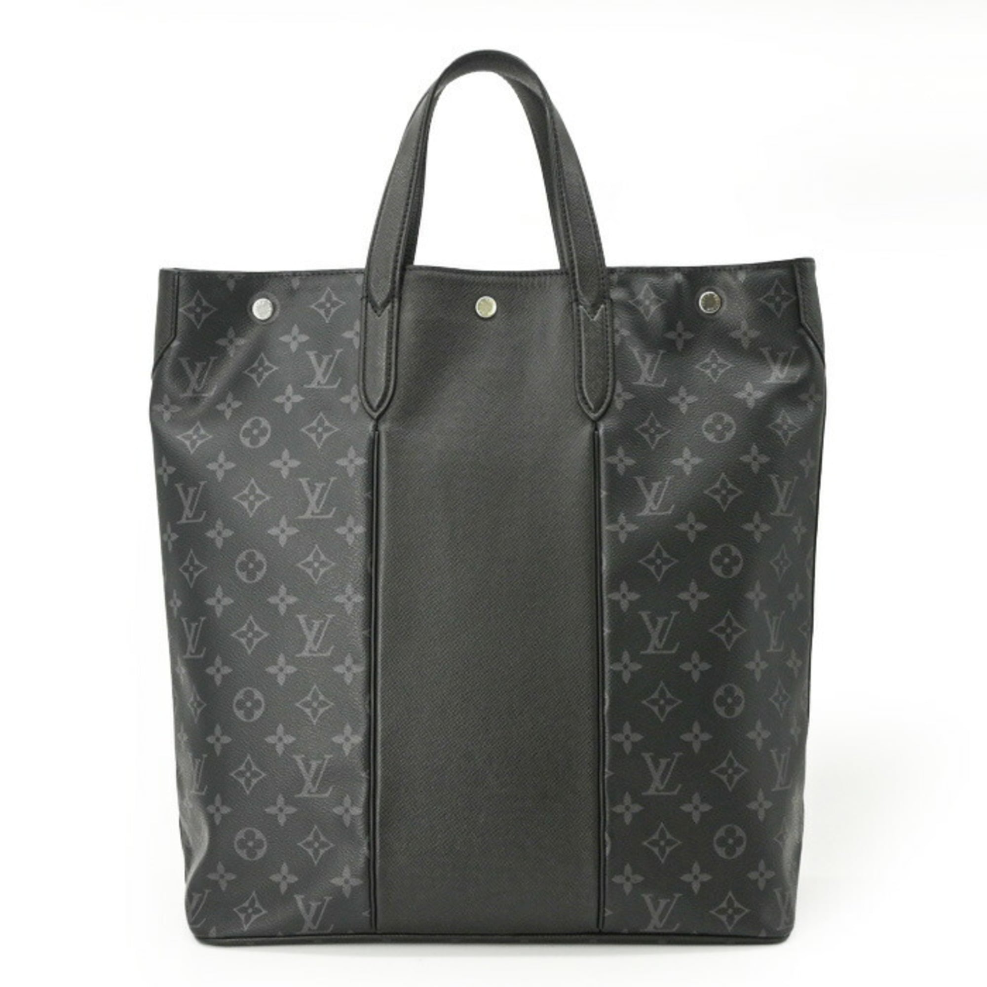Louis Vuitton Black Monogram Noir Taigarama Monogram Handbag Tote Bag (Pre-Owned)