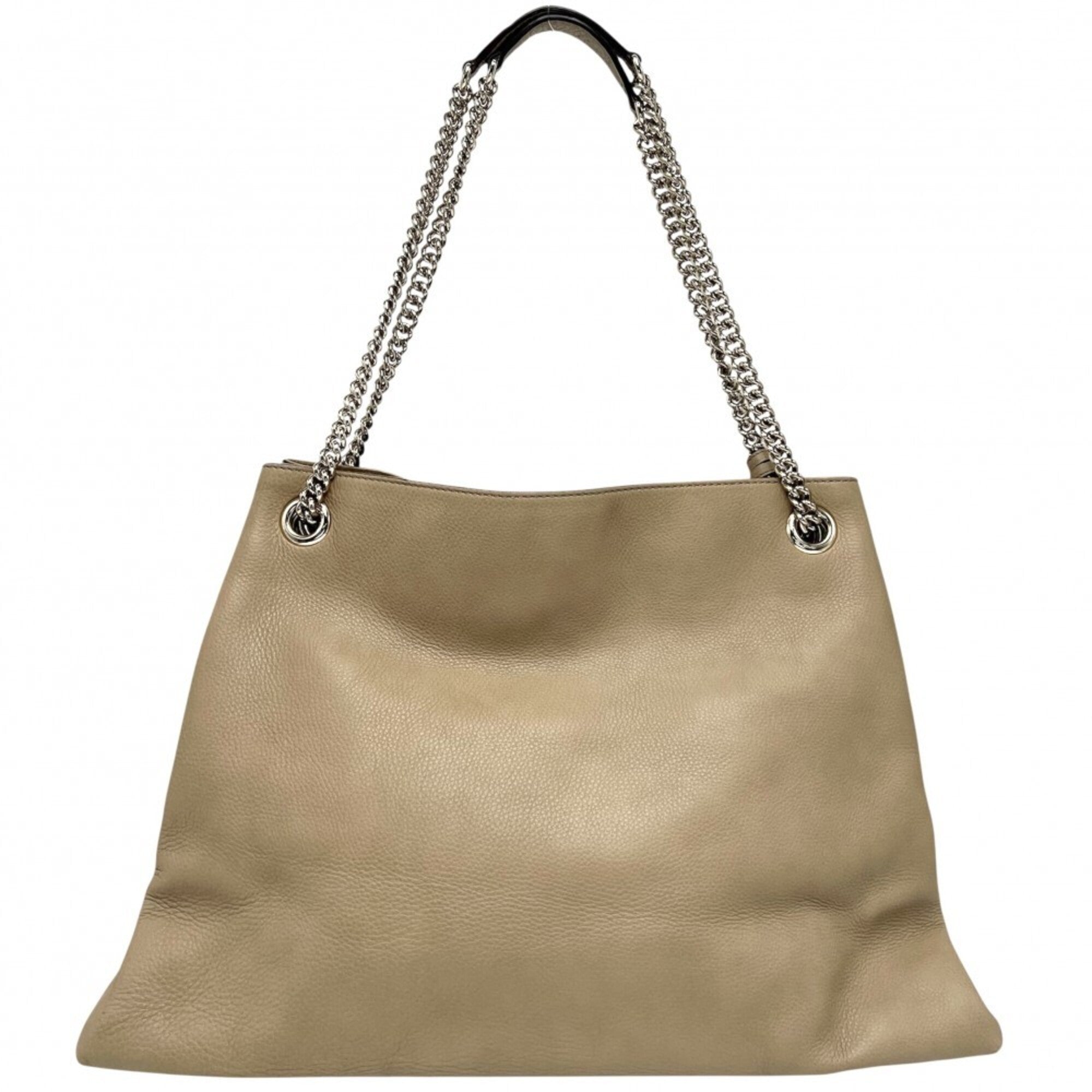 Gucci Beige Leather Handbag (Pre-Owned)