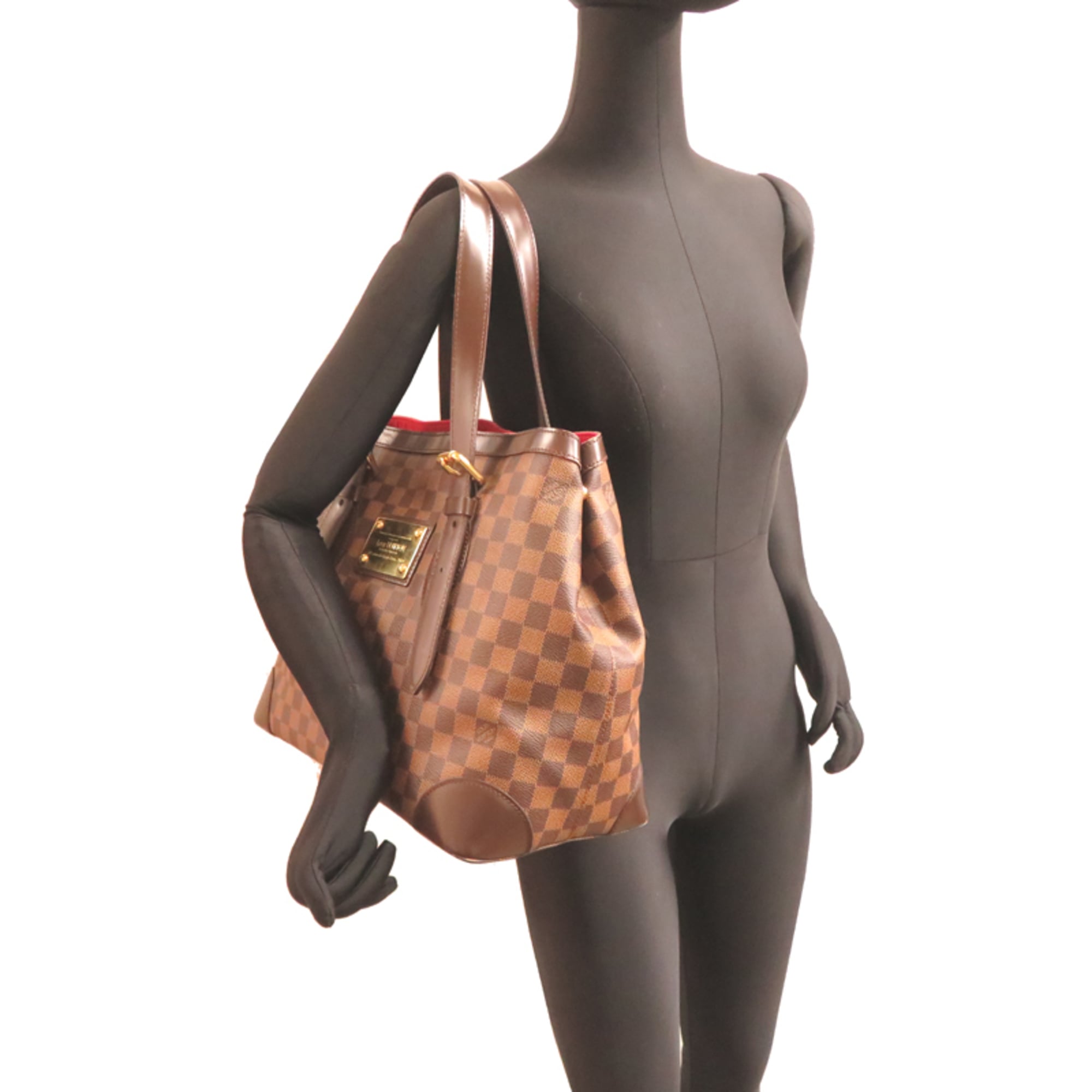 Louis Vuitton Brown Damier Canvas Tote Bag (Pre-Owned)