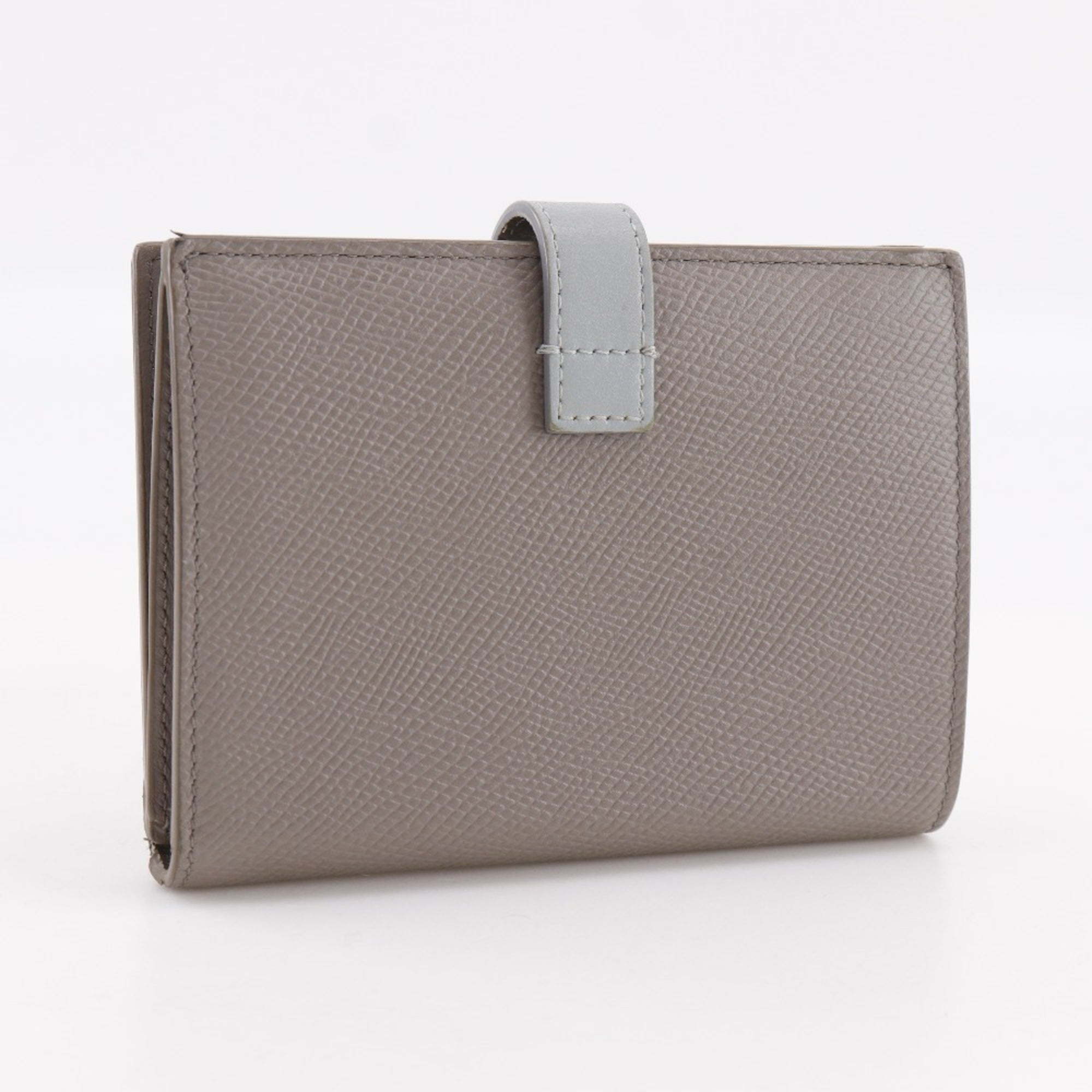 Celine Gray Leather Wallet (Bi-Fold) (Pre-Owned)