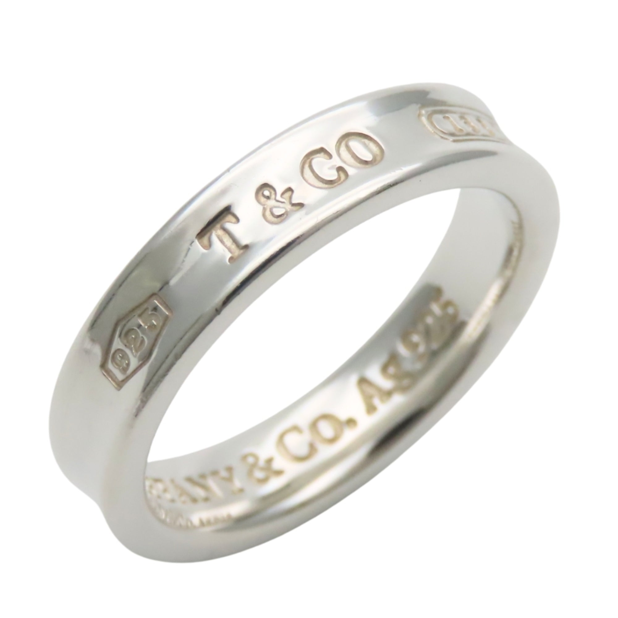 Tiffany Silver Silver 925 Band Ring (Pre-Owned)