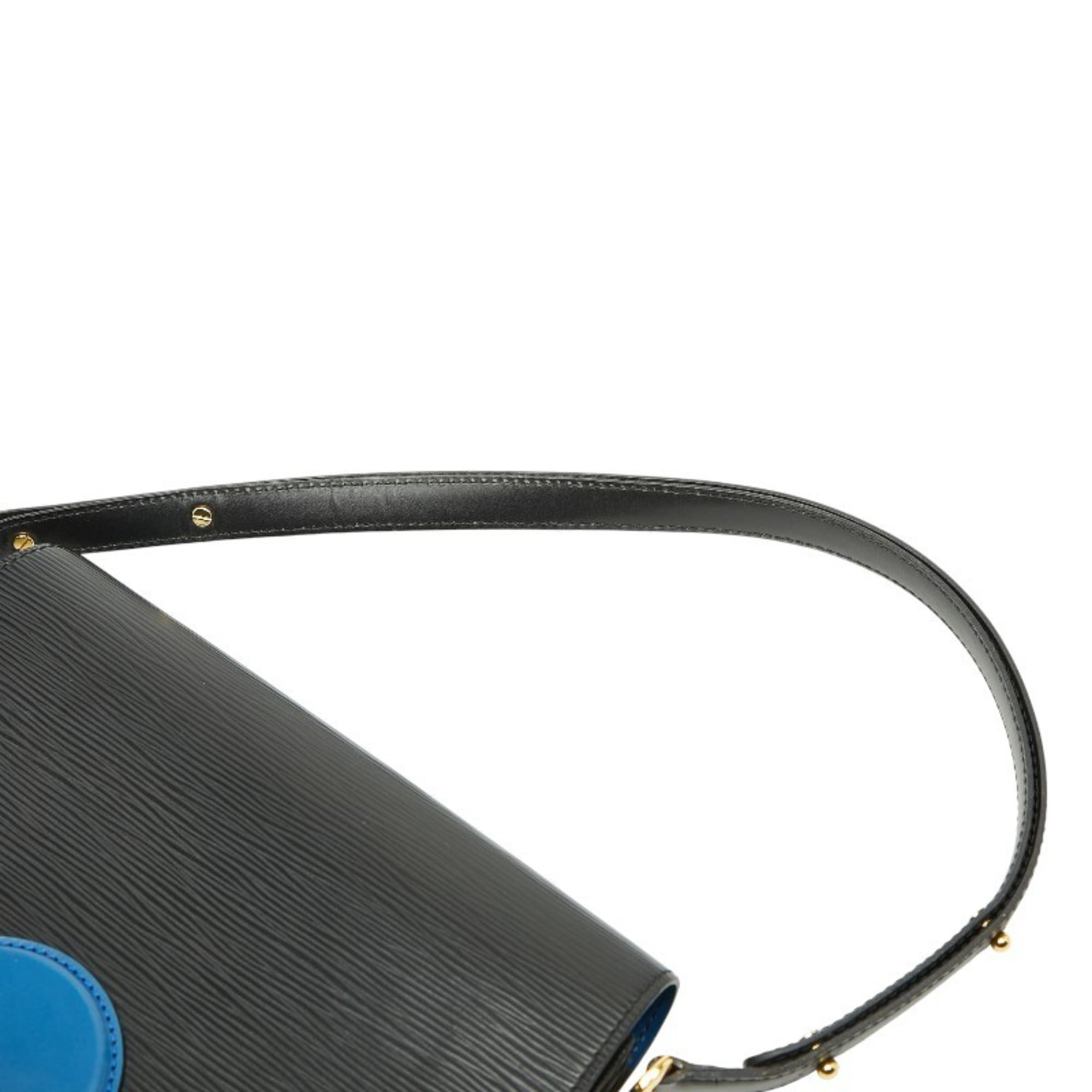 Louis Vuitton Black Blue Cuir Ombre Leather Handbag Shoulder Bag (Pre-Owned)