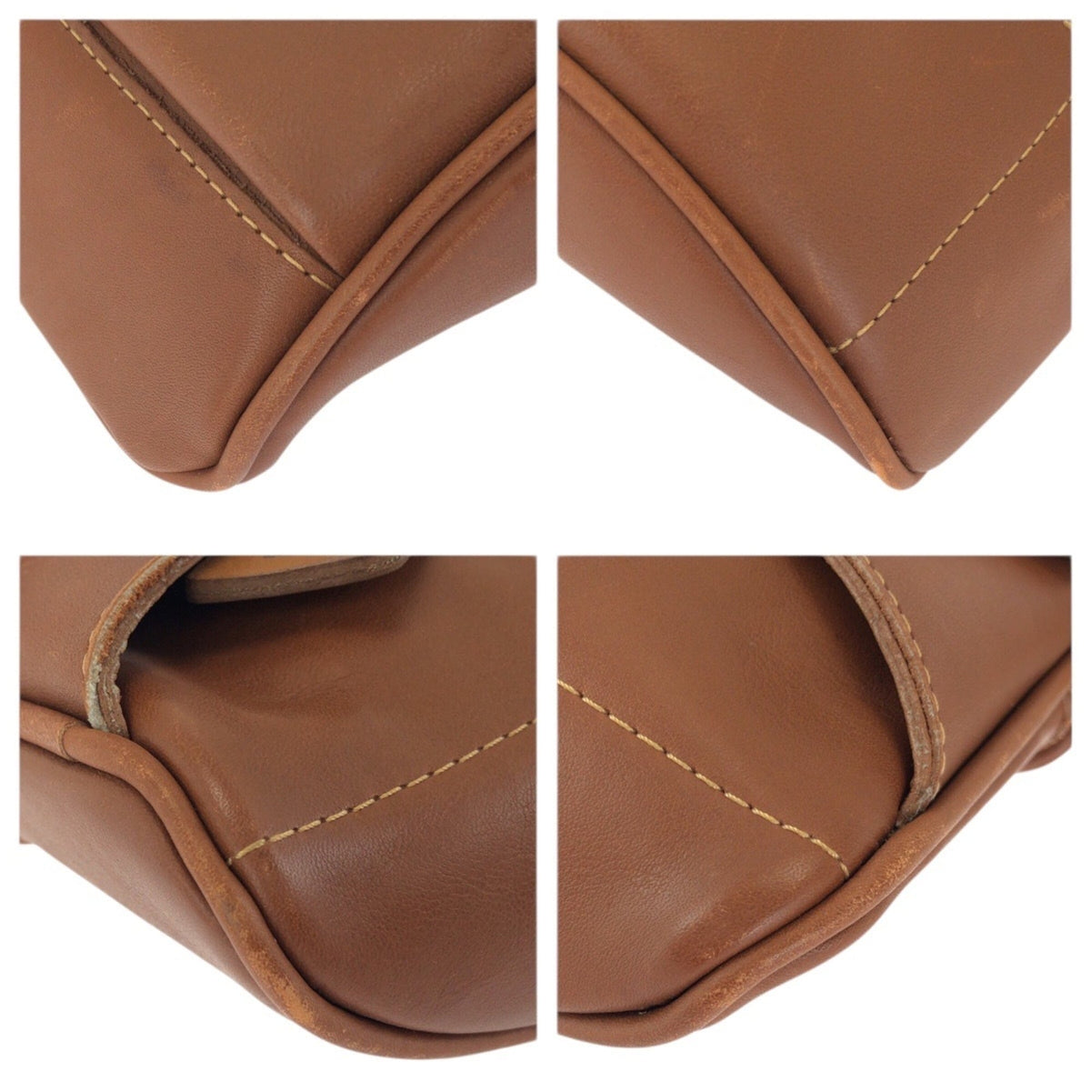 Coach Brown Camel Leather Sling Bag (Pre-Owned)