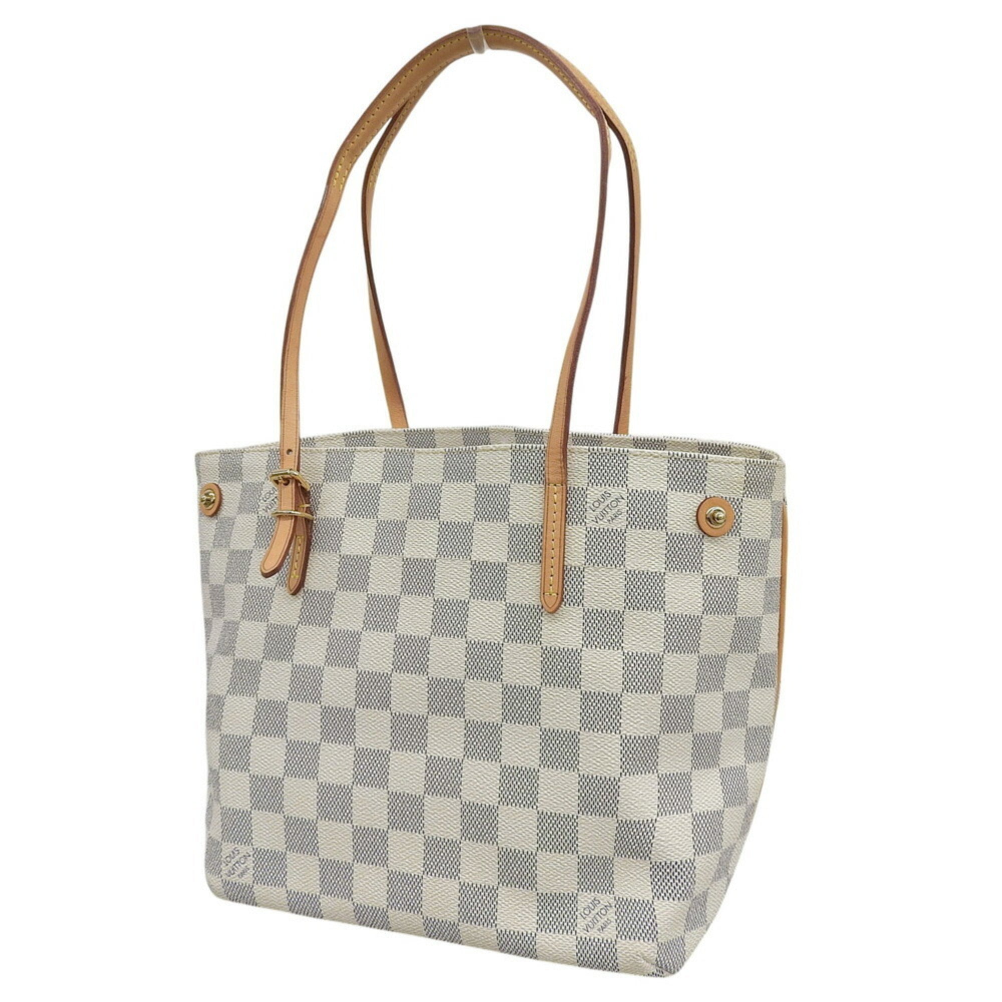 Louis Vuitton Damier Azur Pvc Tote Bag (Pre-Owned)